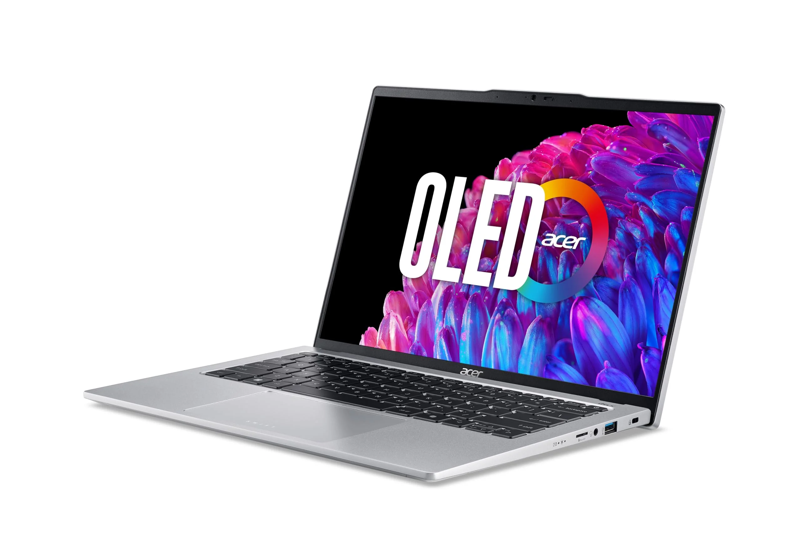 Acer Swift Go 14 OLED (SFG14-73-7773) Ultrabook/Laptop | 14" WQ2.8K Display | Intel Core Ultra 7 155U | 16 GB RAM | 512 GB SSD | Intel Grafik | Windows 11 | QWERTZ Tastatur | Silber - Image 7