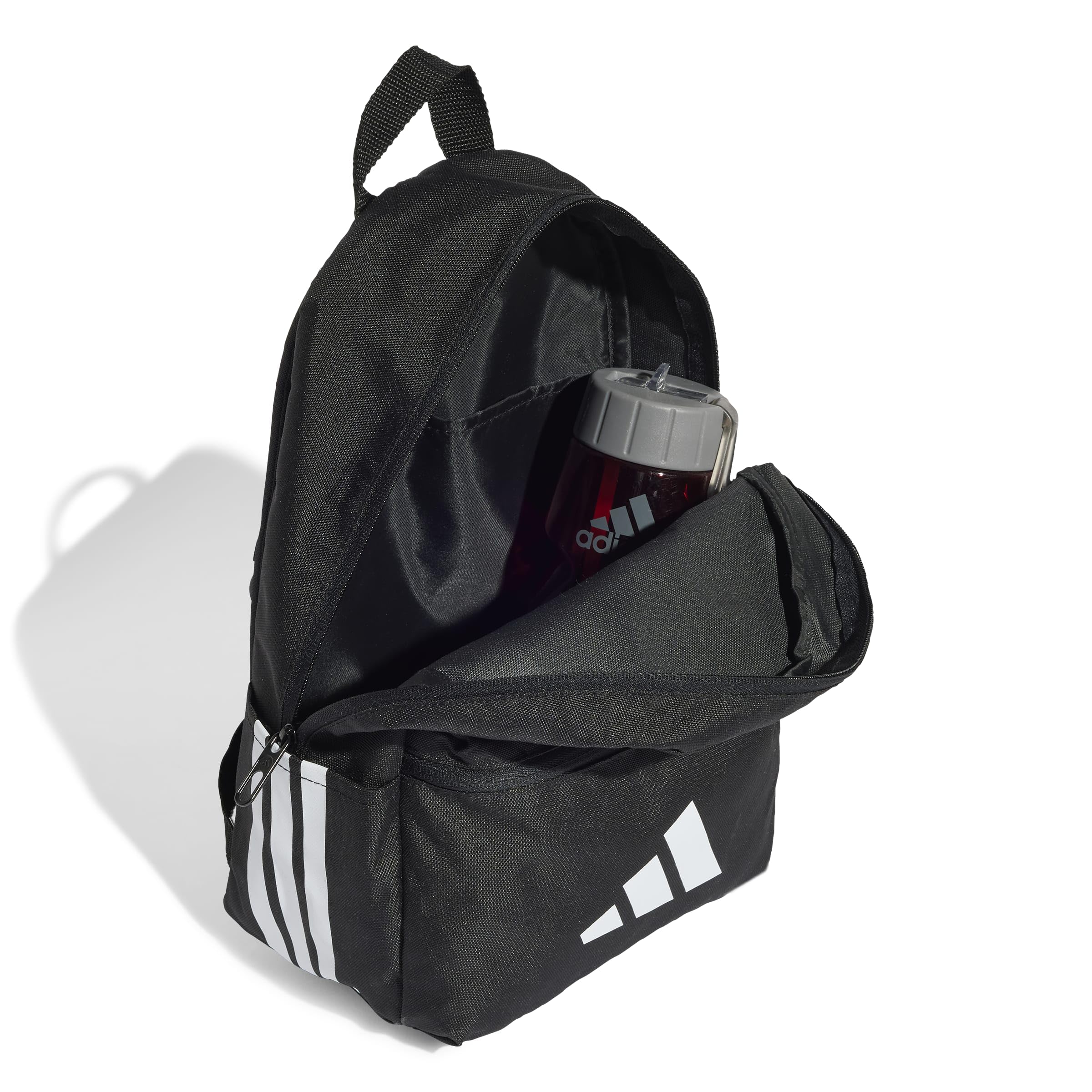 adidas Unisex Kids Little Kids Logo Backpack, Black, One Size - Image 2