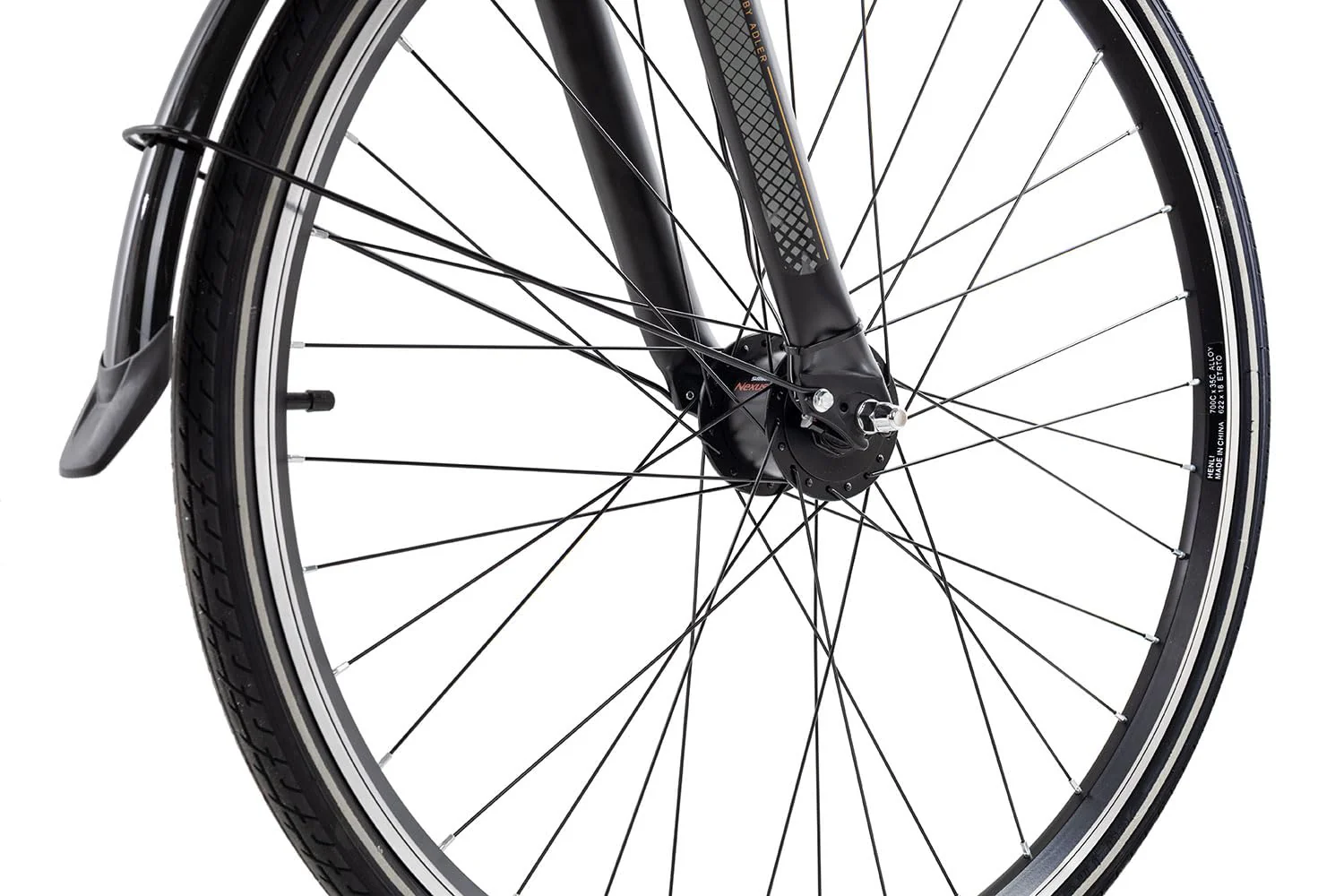Adler Verona Herrenrad 28 Zoll 21 Gang Trekkingrad mit Straßenausstattung, Farbe:khakigrey Black orange matt, Rahmengröße:53 cm, Laufradgröße:28 Zoll - Image 7