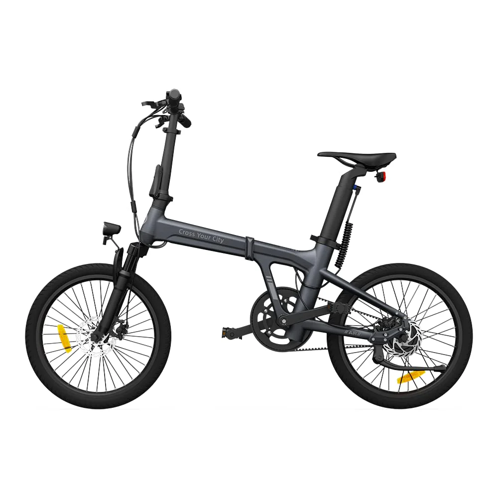 ADO E-Bike Air 20S E-Fahrrad Faltbar, klapprad Riemenantrieb,Citybike, 1 Gang, Hintermotor, Helm, ebike Damen/Herren,StVZO mit Handyhalter.Gray - Image 9