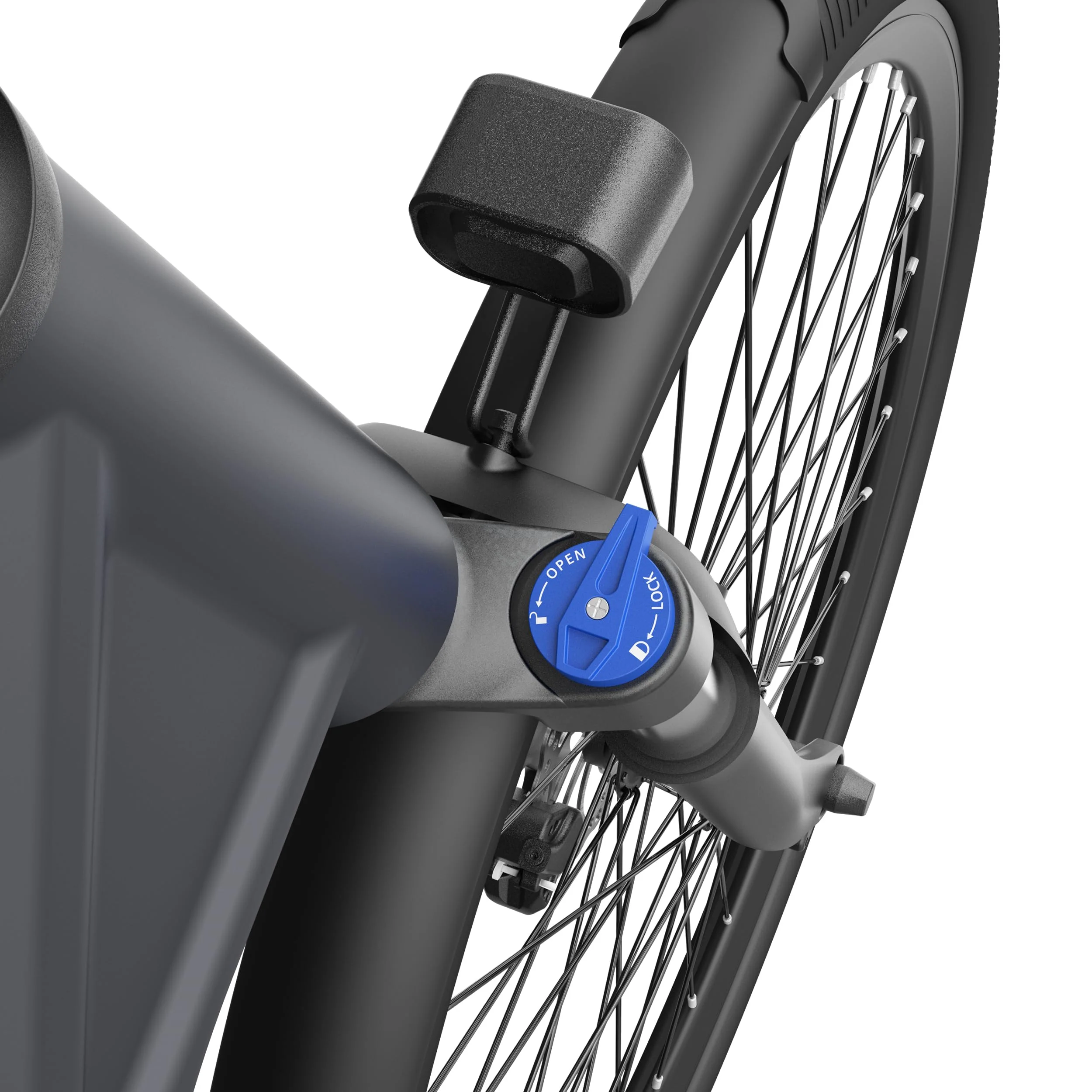 ADO E-Bike Air 28 Elektrofahrrad,Pedelec Riemenantrieb,28 Zoll, 1 Gang, Heckmotor, 345,00 Wh Akku, ebike Damen/Herren, 36V 250W Bürstenloser Motor,Grau - Image 3