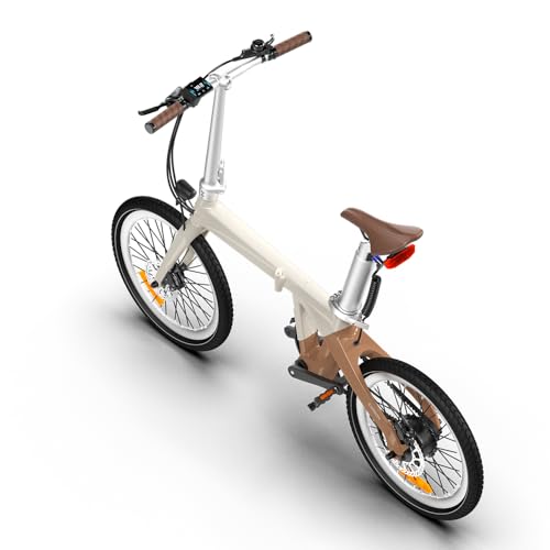 ADO E-Bike Air Carbon Elektrofahrrad, ebike Damen/ebike Herren,Bike,klapprad Riemenantrieb 14,5Kg IPS LCD Display, GPS,ADO APP,250W (Beige) - Image 10