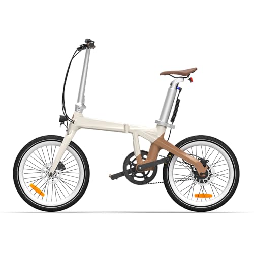 ADO E-Bike Air Carbon Elektrofahrrad, ebike Damen/ebike Herren,Bike,klapprad Riemenantrieb 14,5Kg IPS LCD Display, GPS,ADO APP,250W (Beige) - Image 11