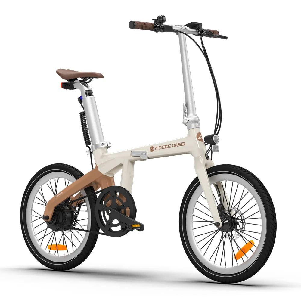 ADO E-Bike Air Carbon Elektrofahrrad, ebike Damen/ebike Herren,Bike,klapprad Riemenantrieb 14,5Kg IPS LCD Display, GPS,ADO APP,250W(Weiẞ) - Image 9