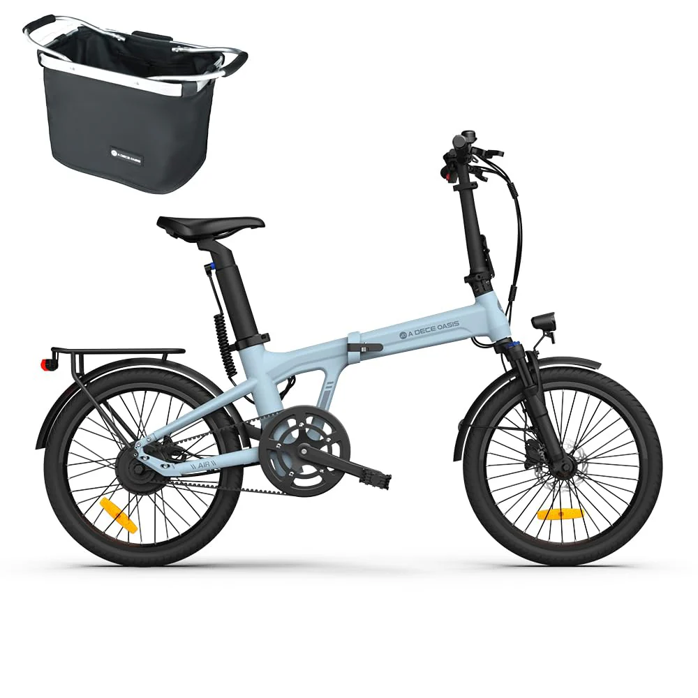 ADO E-Bike Air20Pro/Ultra, Electric Bikes,BAFANG Bürstenloser Motor,klapprad e-Bike,Riemenantrieb,Dual-Modus-Umschaltung,e Bike 20 Zoll, 2/3 Gang, ADO Smart APP,2,4-Zoll-IPS-Display,ebike Damen/Herren