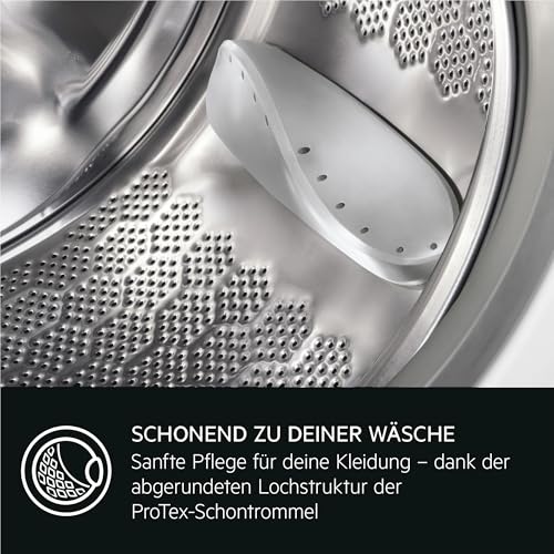 AEG AI Waschmaschine, 8 kg, Serie 6000 MaxWash - KI Waschassistent Volle Ladung in 45Min bei 30°C Sauber & Effizient, A, Hygiene-Programm mit Dampf, Nachlegefunktion, Aquastopp, 1400 U/min, LR6AMZ48FL - Image 10