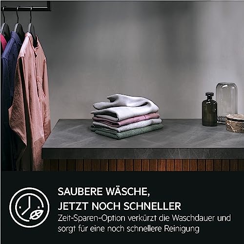 AEG AI Waschmaschine, 8 kg, Serie 6000 MaxWash - KI Waschassistent Volle Ladung in 45Min bei 30°C Sauber & Effizient, A, Hygiene-Programm mit Dampf, Nachlegefunktion, Aquastopp, 1400 U/min, LR6AMZ48FL - Image 8