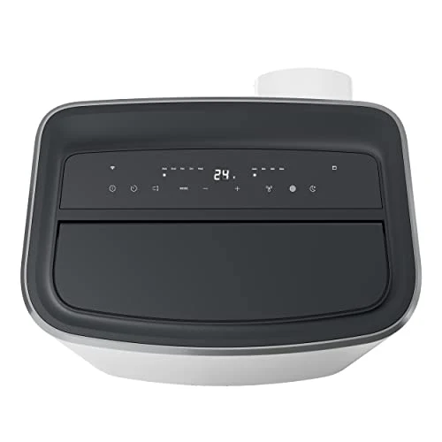 AEG Comfort 6000 AXP26U559HW mobiles Klimagerät/LED Display/Touch-Bedienung / 30-40 m² / 61 dB(A) / Kühlen/Heizen/Ventilator/Entfeuchtungsfunktion/Automatik/App-Steuerung/weiß/schwarz - Image 3