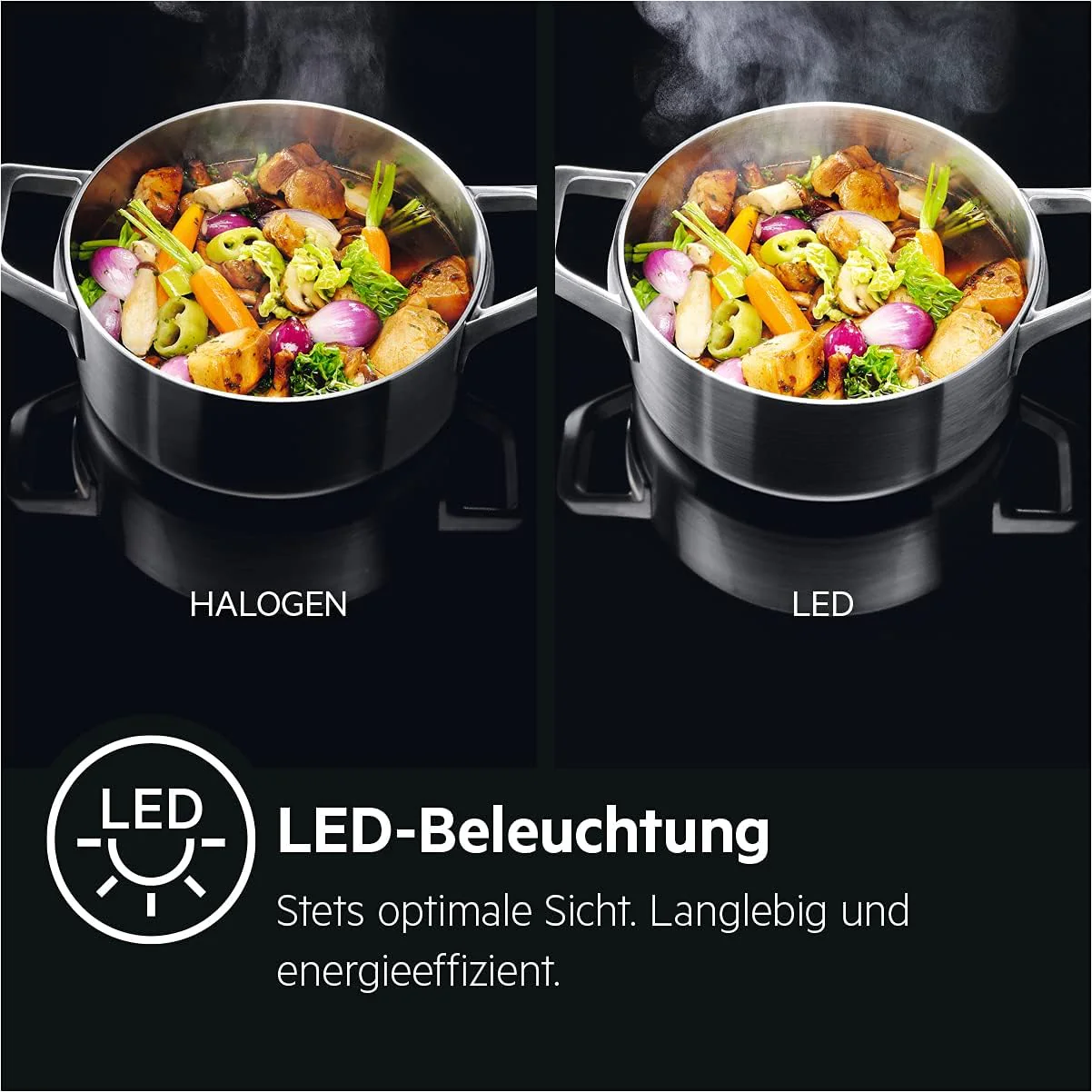 AEG DPS3640AM Flachschirm-Dunstabzugshaube / Abluft oder Umluft / 60cm / Grau / max. 345 m³/h / min. 49 – max. 68 dB(A) / C / Kurzhubtasten / Grau - Image 13