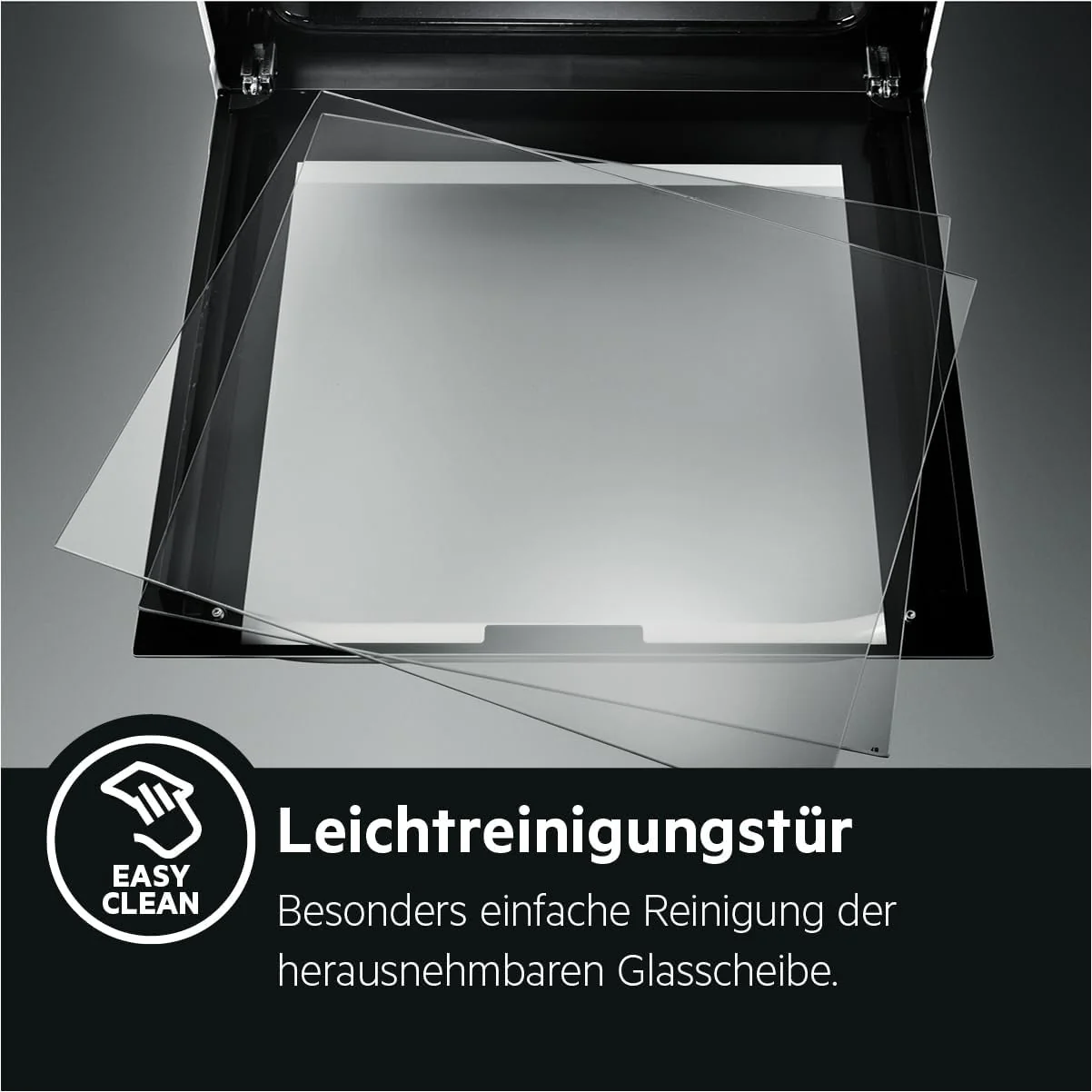 AEG Einbaubackofen – Serie 5 Ringheißluft: Gleichmäßige Garergebnisse auf 3 Ebenen – Pyrolyse Selbstreinigung – 25 Automatikprogramme – LED-Touchdisplay – Schnellaufheizung – Schwarz – BPE53516AB - Image 4