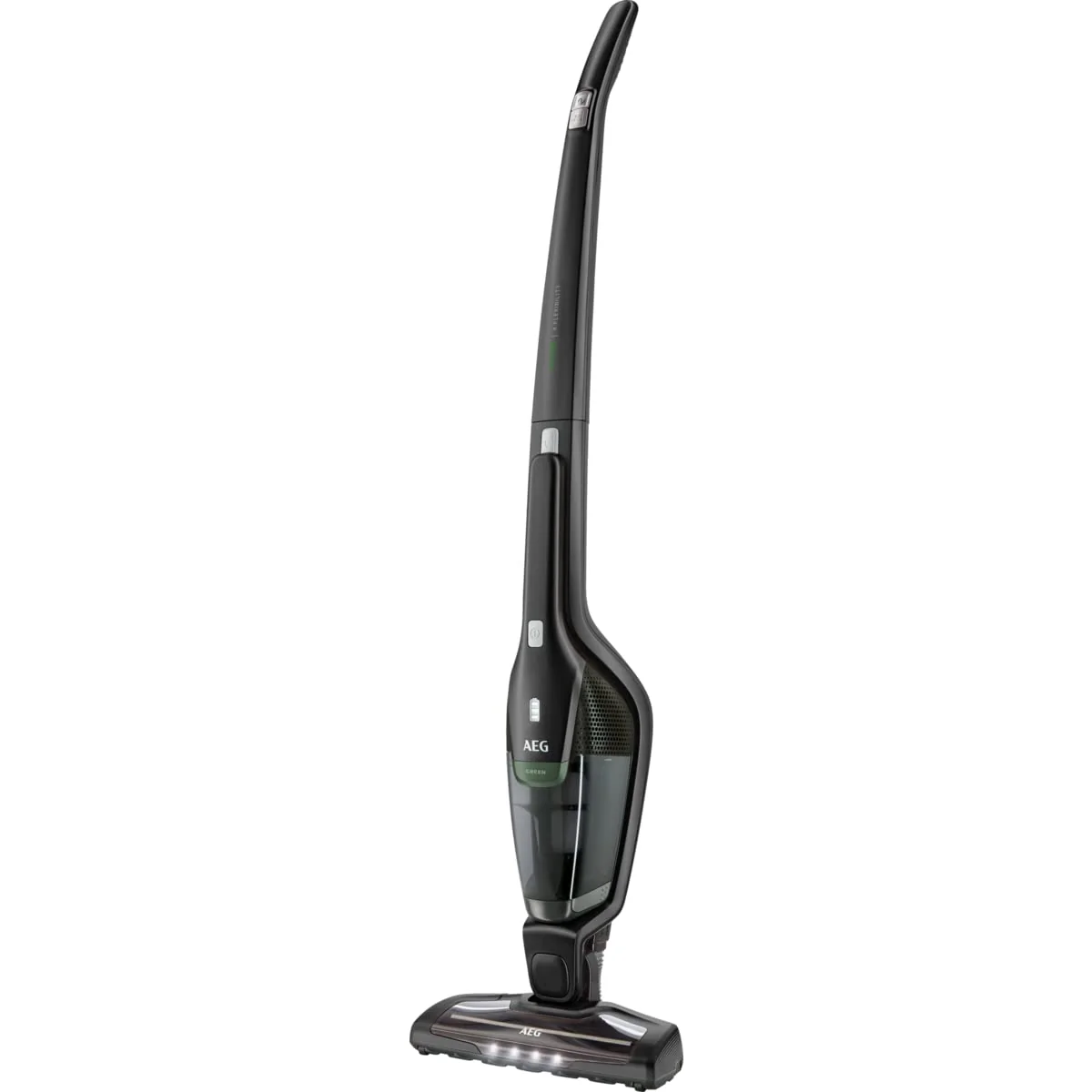 AEG Ergorapido CX7-2-45MÖ 2in1 Akku Staubsauger/50% Recyclingmaterial/beutellos/bis zu 45 min Laufzeit/freistehend/180° Drehgelenk /Bürstenreinigungsfunktion/LED-Lichter/18.5W/ 0.5L/schwarz,grün - Image 5