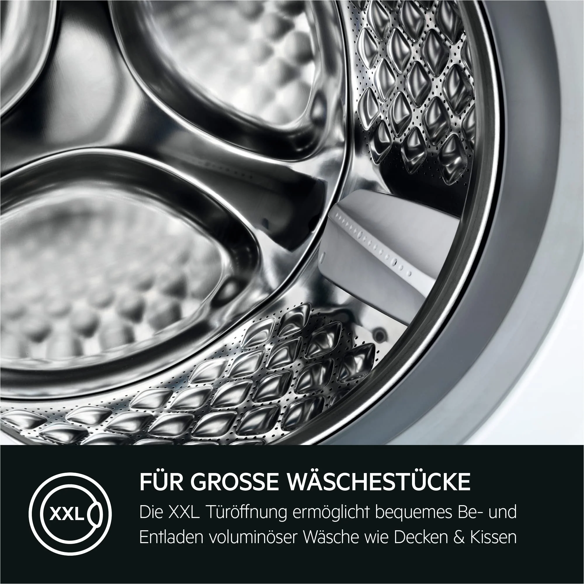 AEG L6FBA51480 Waschmaschine / 8,0 kg / Leise / Mengenautomatik / Nachlegefunktion / Kindersicherung / Schontrommel / Wasserstopp / 1400 U/min - Image 5