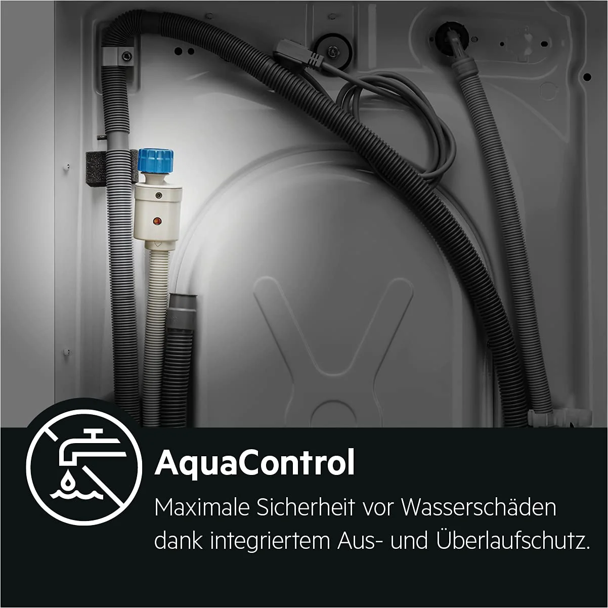 AEG L7FBG61480 Waschmaschine / ProSteam - Auffrischfunktion / 8,0 kg / Leise / Mengenautomatik / Nachlegefunktion / Kindersicherung / Wasserstopp / 1400 U/min - Image 4