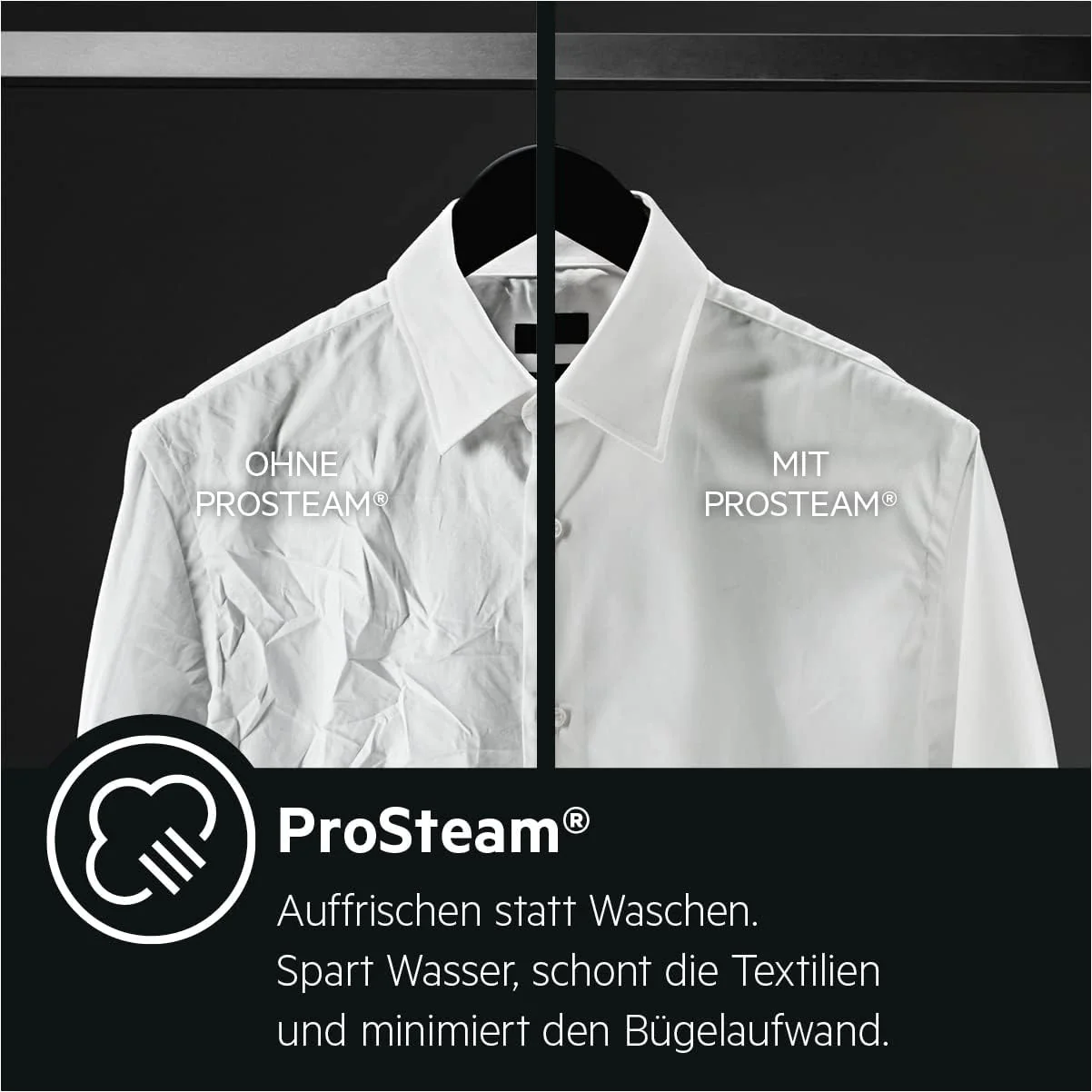 AEG L7FBG61480 Waschmaschine / ProSteam - Auffrischfunktion / 8,0 kg / Leise / Mengenautomatik / Nachlegefunktion / Kindersicherung / Wasserstopp / 1400 U/min - Image 7