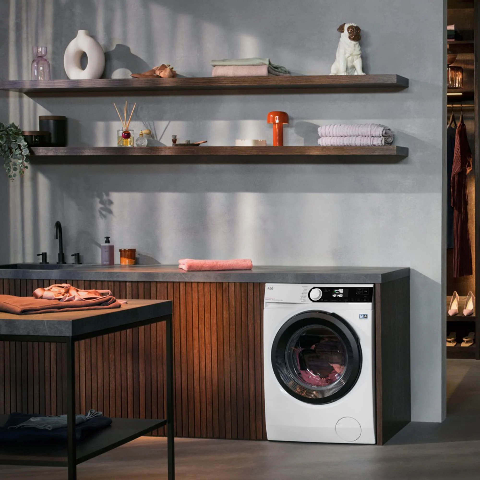 AEG LR7A70490 Waschmaschine / ProSteam - Auffrischfunktion / 9.0 kg / Leise / Mengenautomatik / Nachlegefunktion / Kindersicherung / Wasserstopp / 1400 U/min, Weiß - Image 6