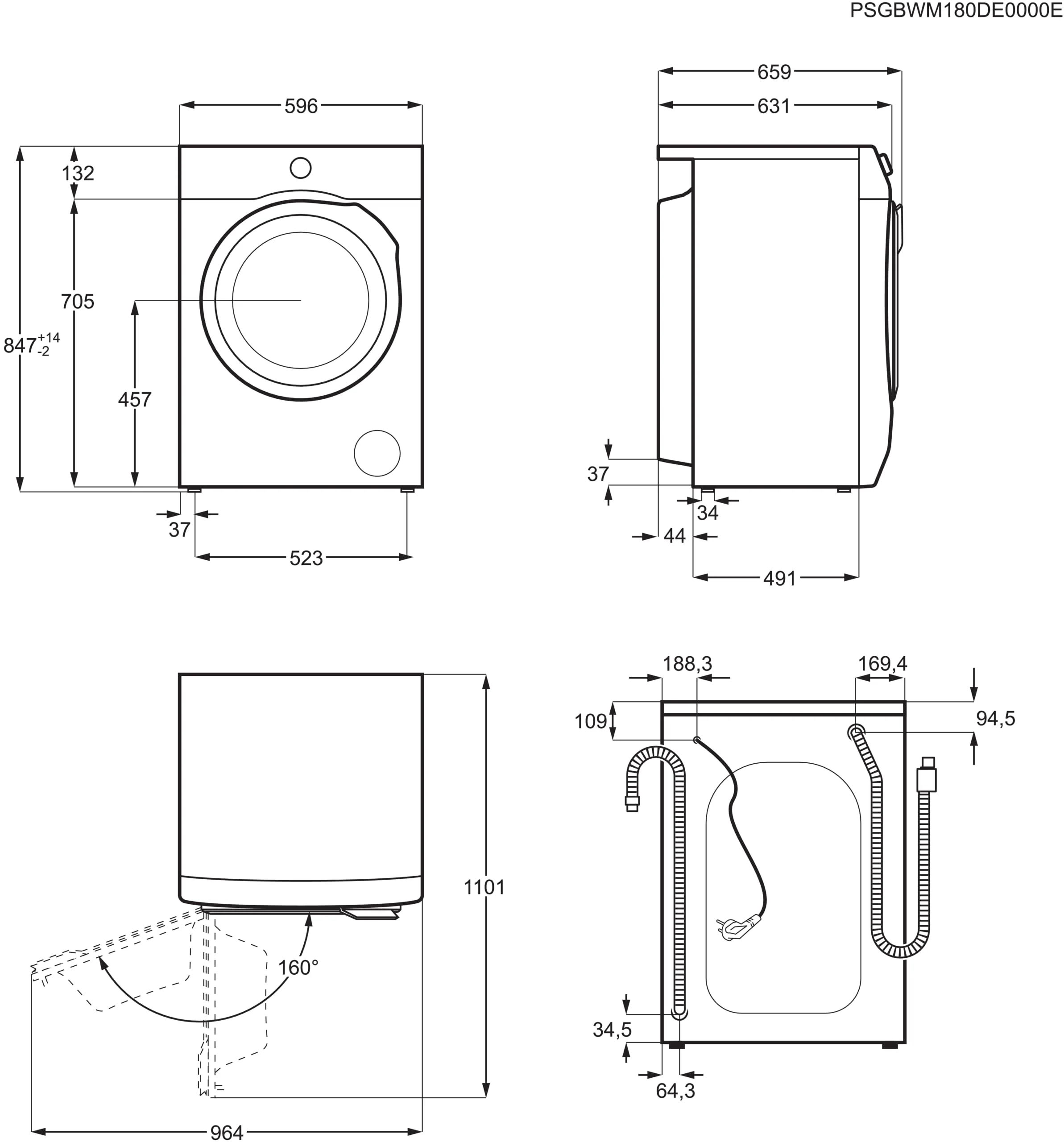 AEG LR8E80690 / WiFi / UniversalDose Schublade / 9.0 kg / Leise / Nachlegefunktion / Kindersicherung / Wasserstopp / 1600 U/min - Image 10