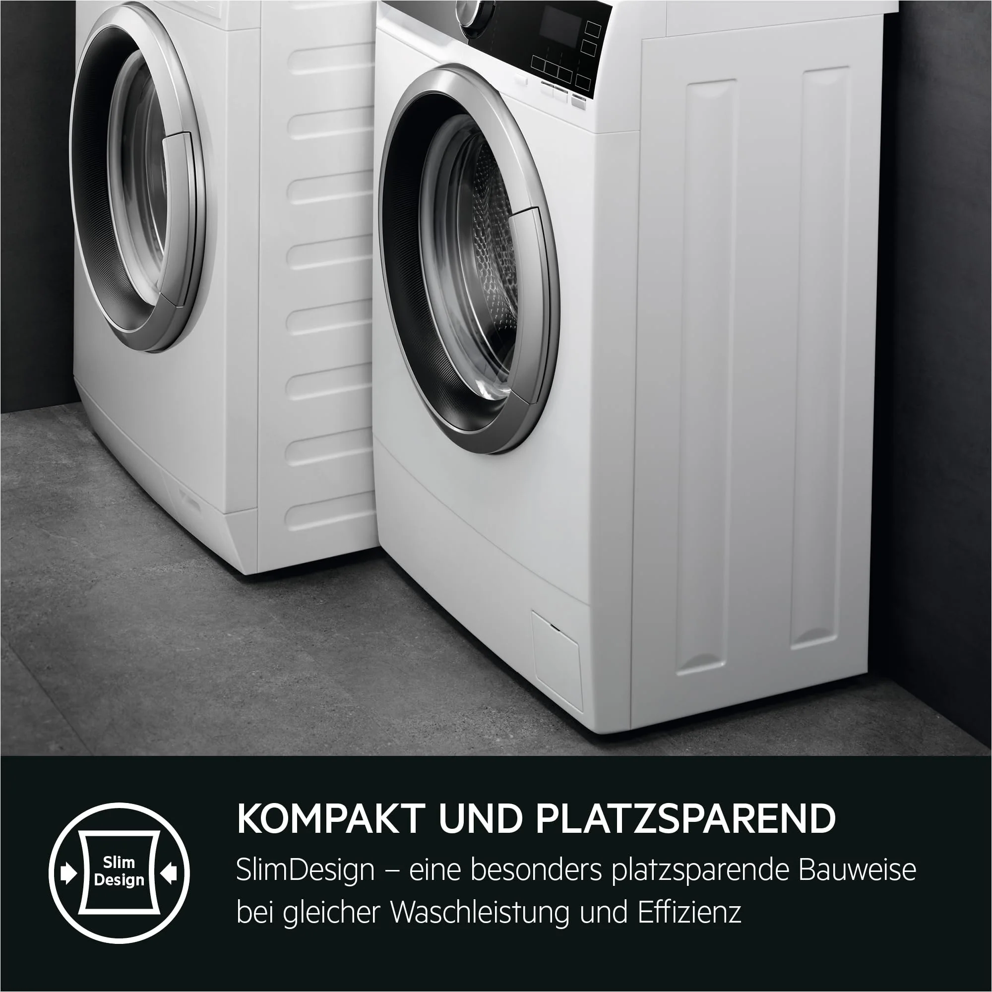 AEG LSR6F75470 Kompakte Waschmaschine mit nur 487 mm Tiefe/Serie 6000 mit ProSense® / 7,0 kg/Leise/Mengenautomatik/Kindersicherung/Wasserstopp / 1400 U/min - Image 5