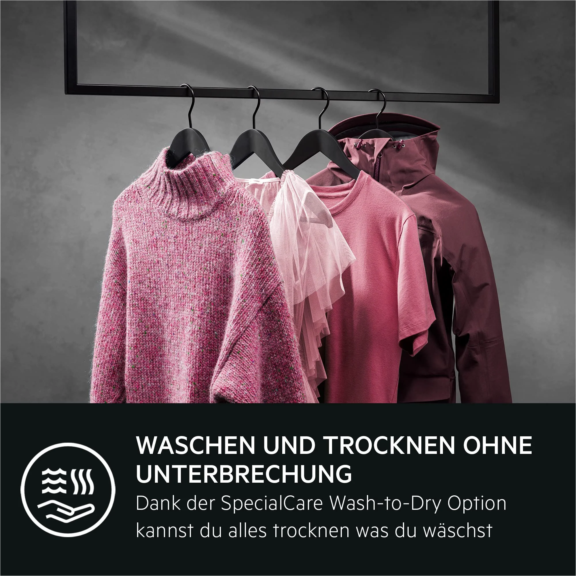 AEG LWR7S65690 Waschtrockner / Serie 7000 mit DualSense / 9 kg Waschen / 5 kg Trocknen / D / energiesparend / Mengenautomatik / Nachlegefunktion / ProSteam - Auffrischfunktion / 1600 U/min - Image 5
