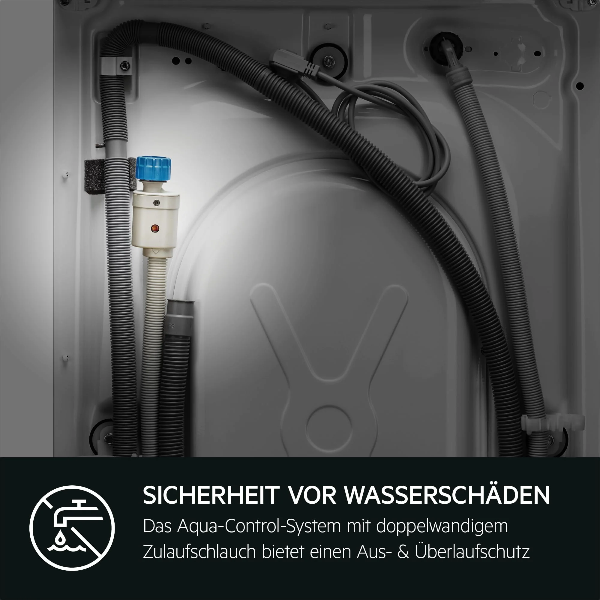 AEG Waschmaschine – Serie 6000 ProSense Mengenautomatik – 10 kg – Leise – Nachlegefunktion – Kindersicherung – Schontrommel – Vollwasserschutz – Leichtbügeln-Option – 1400 U/min – LR6A65400 - Image 6