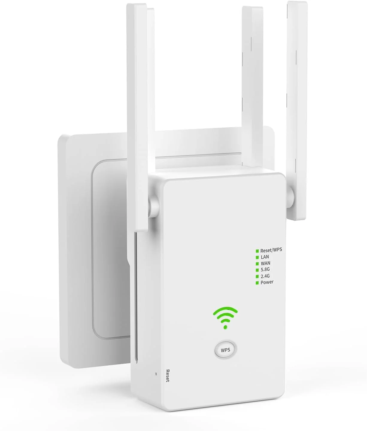 Aenxwa WLAN Repeater WLAN Verstärker 1200Mbit/s Dualband 2,4GHz+5GHz WiFi Booster mit Repeater/Router/Access Point Modus,4 Antenne,Einfache Einrichtung,WiFi Range Extender Mit LAN/WAN Port - Image 7
