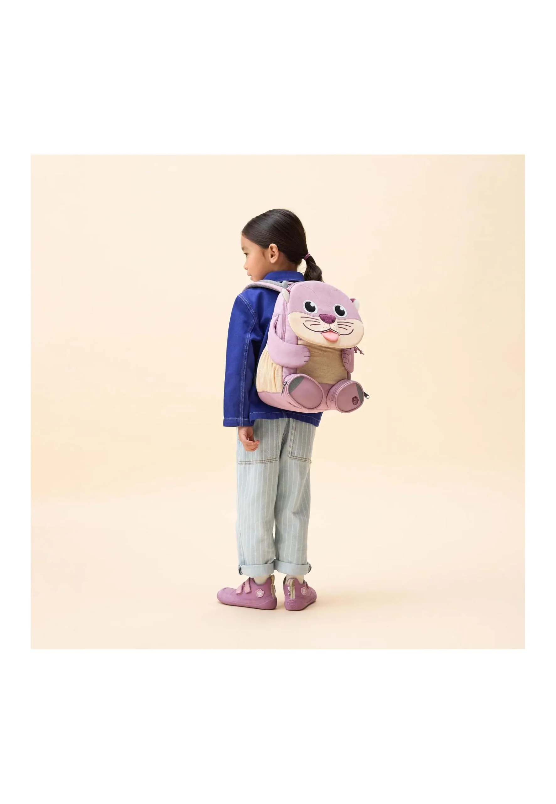Affenzahn Großer Freund Kindergartenrucksack für 3-5 Jährige Kita Verspielt Funktional 8L Volumen Otter - Braun - Image 2
