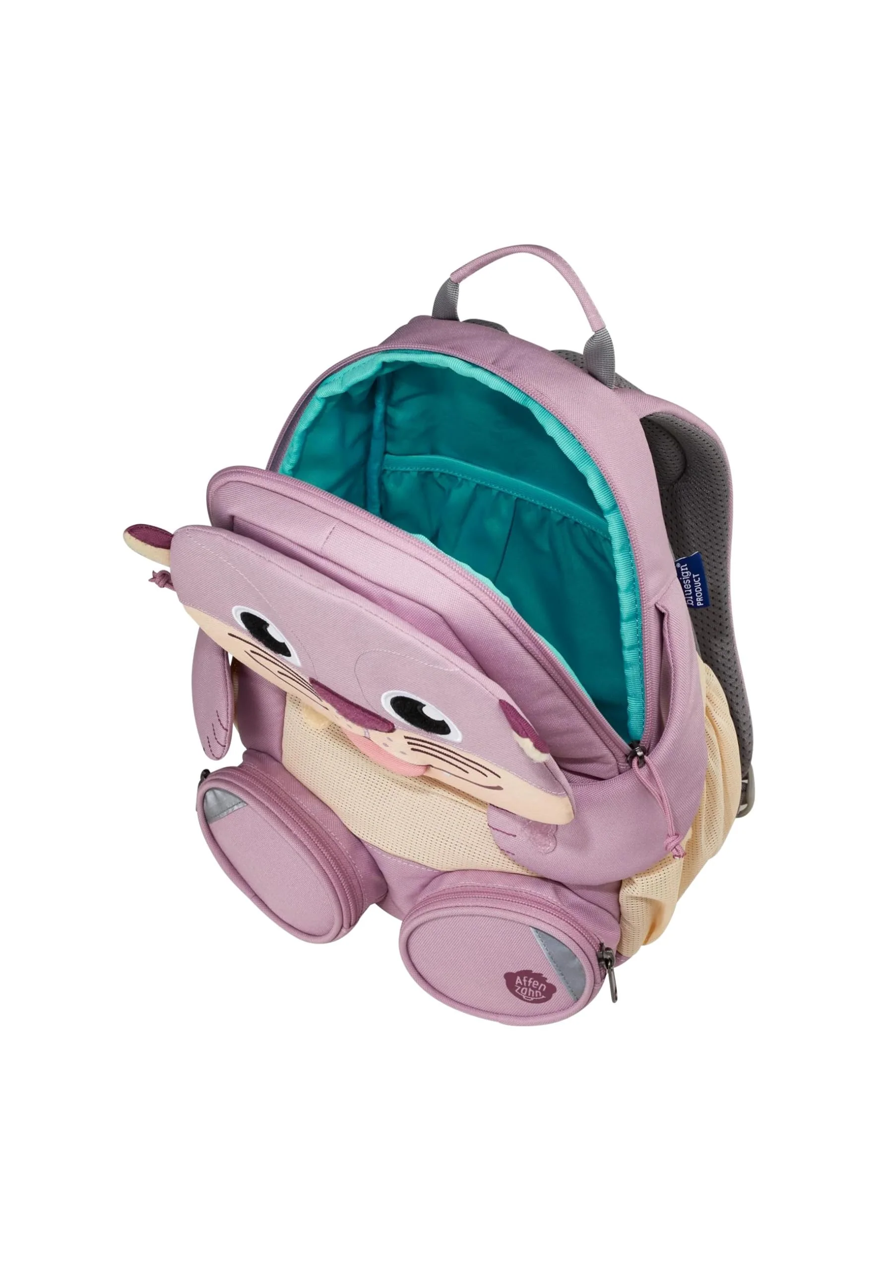 Affenzahn Großer Freund Kindergartenrucksack für 3-5 Jährige Kita Verspielt Funktional 8L Volumen Otter - Braun - Image 4