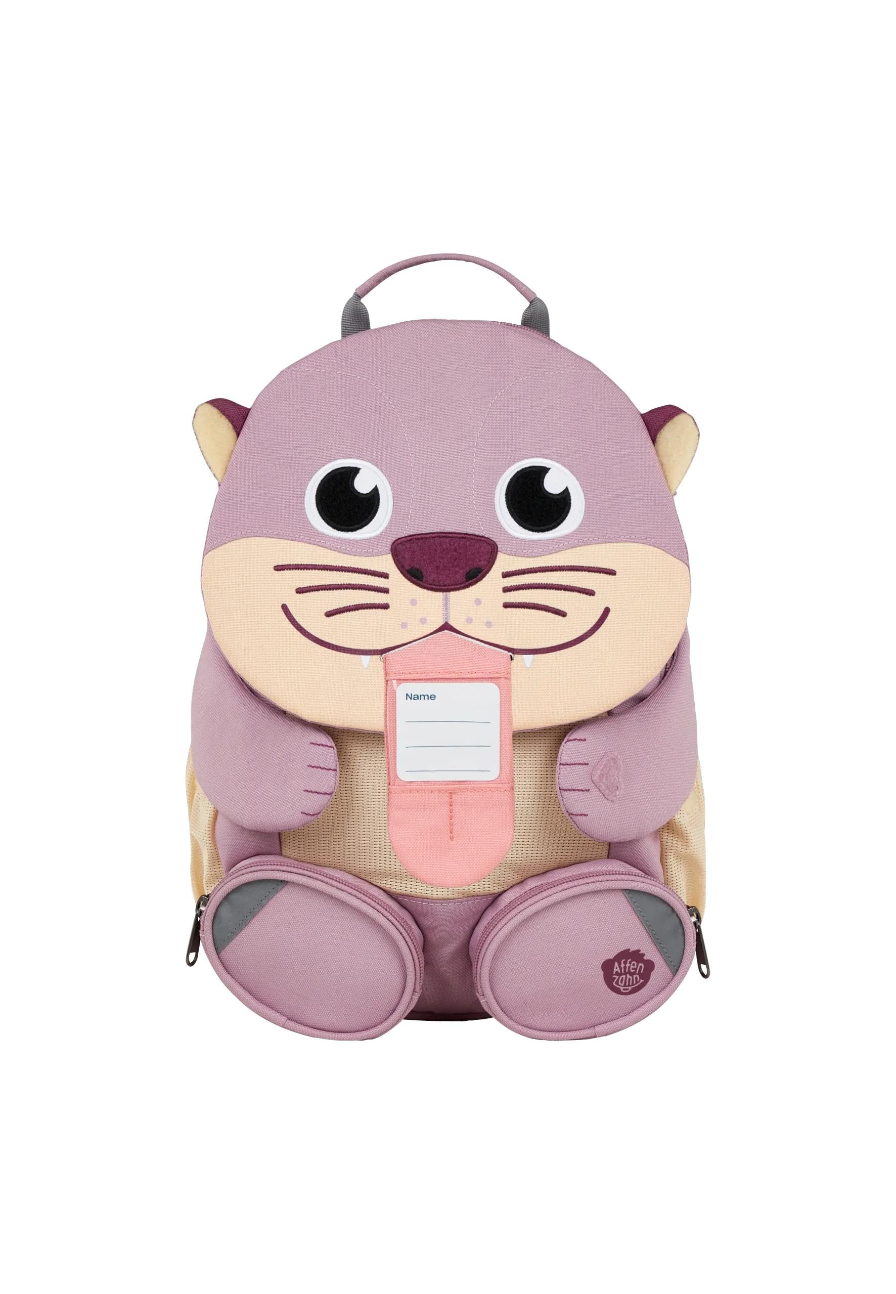 Affenzahn Großer Freund Kindergartenrucksack für 3-5 Jährige Kita Verspielt Funktional 8L Volumen Otter - Braun - Image 5