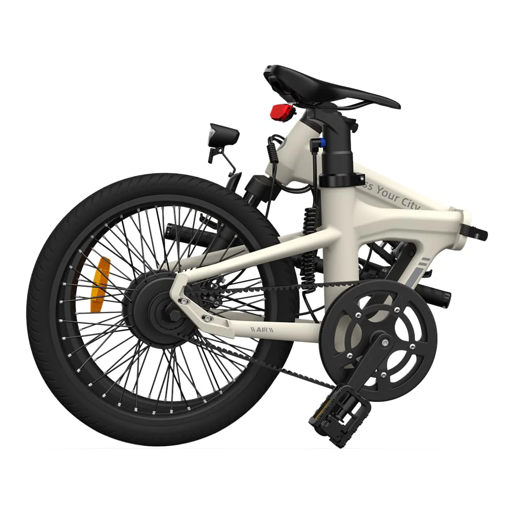 Air 20S ebike ultraleichtes Aluminiumgehäuse, Riemenantrieb, ADO Smart APP,DREI Geschwindigkeitsmodi Machen das Pendeln in der Stadt komfortabler und bequemer(Stoßdämpfende Version)-weiss - Image 3