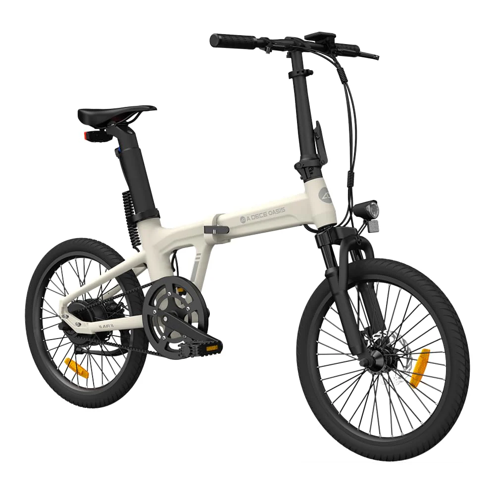 Air 20S ebike ultraleichtes Aluminiumgehäuse, Riemenantrieb, ADO Smart APP,DREI Geschwindigkeitsmodi Machen das Pendeln in der Stadt komfortabler und bequemer(Stoßdämpfende Version)-weiss - Image 6