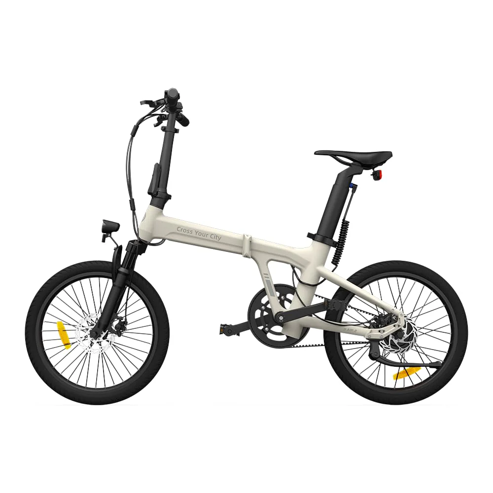 Air 20S ebike ultraleichtes Aluminiumgehäuse, Riemenantrieb, ADO Smart APP,DREI Geschwindigkeitsmodi Machen das Pendeln in der Stadt komfortabler und bequemer(Stoßdämpfende Version)-weiss - Image 7