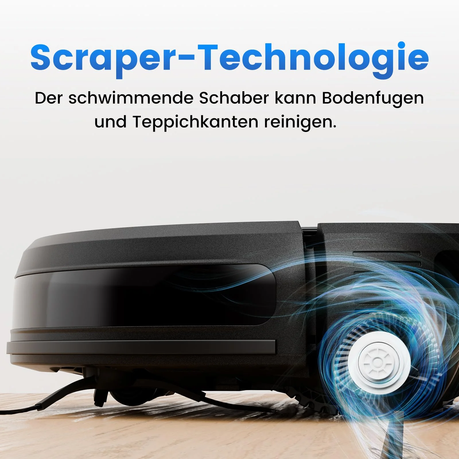 AIRROBO Saugroboter mit Wischfunktion, P30 Staubsauger Roboter, 3000Pa Saugkraft, 3 in 1 Roboterstaubsauger für Tierhaare, Teppich, Hartböden, Wischroboter mit Fernbedienung, 120Min Laufzeit - Image 2