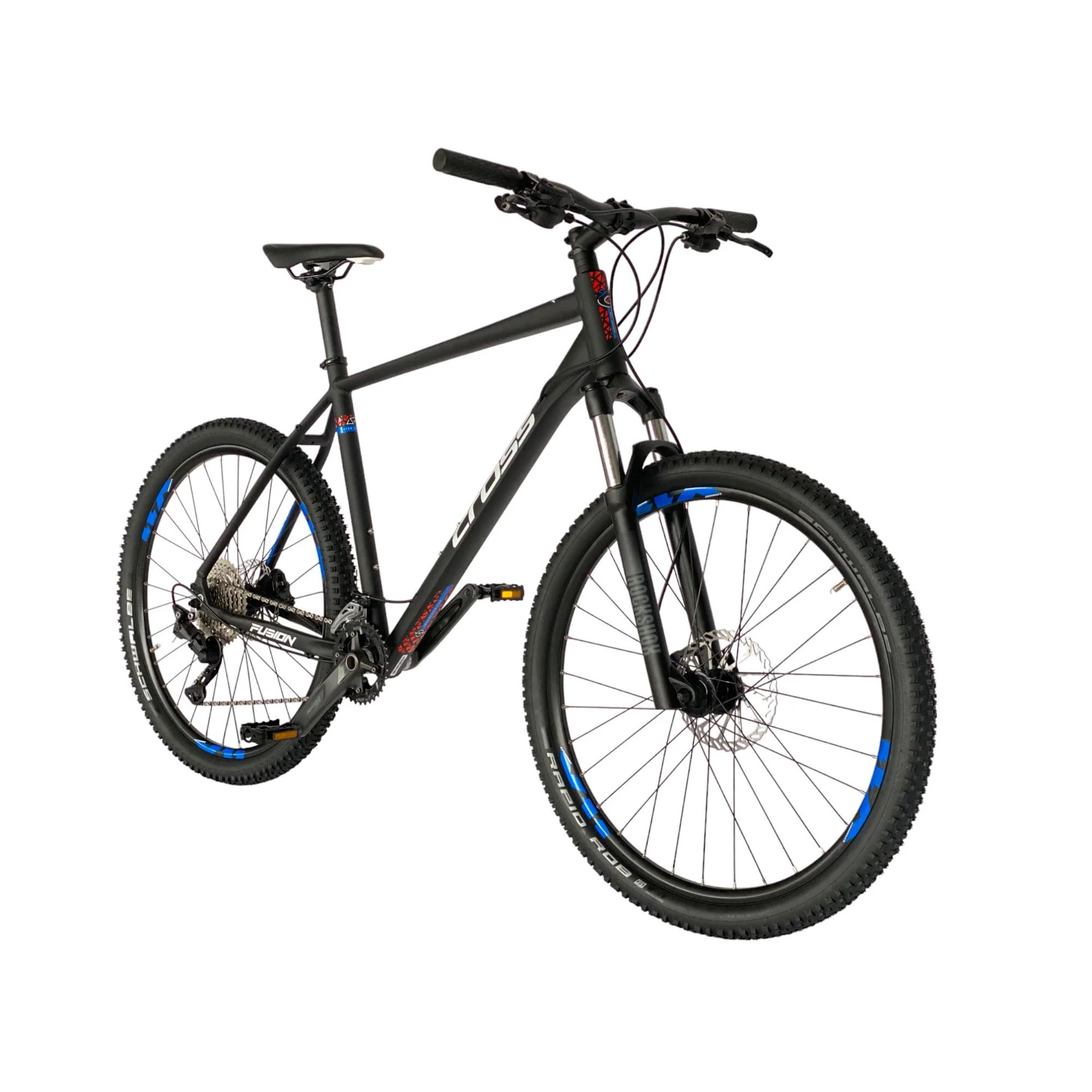 Airtracks 27,5 Zoll Mountainbike Herren MTB Fahrrad Hardtail Fusion X Shimano 2x10 Deore RD-M46100 SGS - ROCKSHOX Judy - Rahmenhöhen 46, 50 und 54 - Modelljahr 2024 (54cm (Körpergröße 185-195cm)) - Image 3