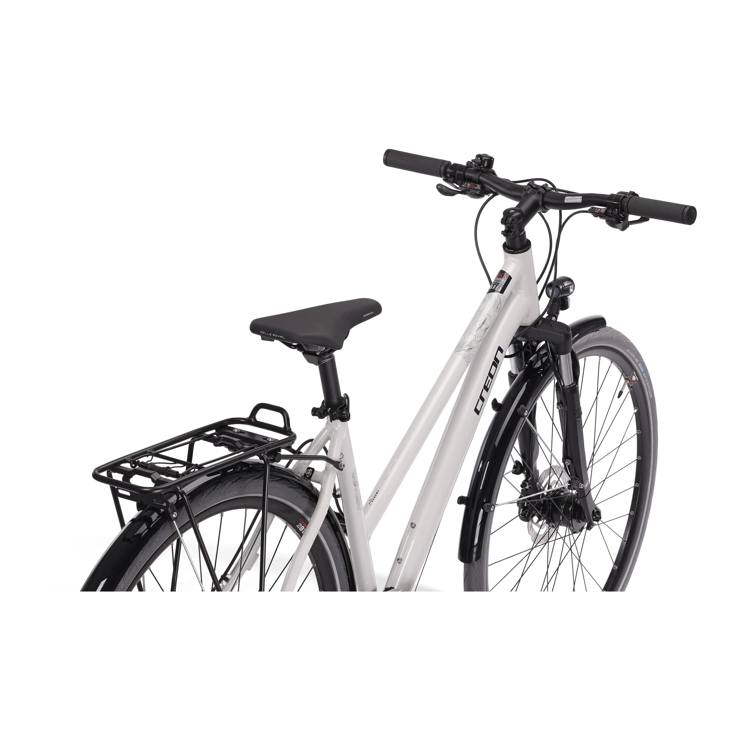 Airtracks 28 Zoll Damen Trekking Fahrrad Creon Area DB Trekkingrad 24 x Gang Shimano Shimano ALIVIO RD-T4000 SGSL Grau - Rahmenhöhen 44cm 48cm 52cm - Modelljahr 2025 (48cm (Körpergröße 165-175cm)) - Image 2