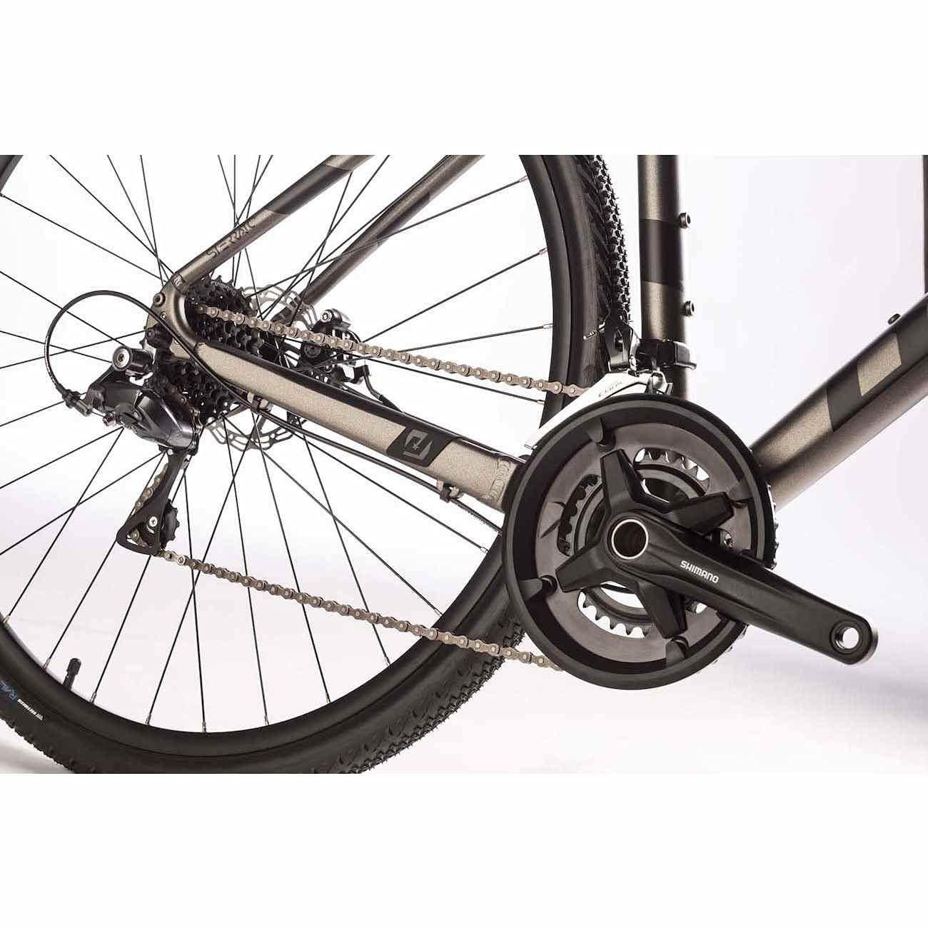 Airtracks 28 Zoll Herren Gravel Bike STERRATO 3.0 Fahrrad 2 x 8 Gang Shimano Claris RD-R2000 8-Fach (55cm (für Körpergröße 175-188cm)) - Image 8