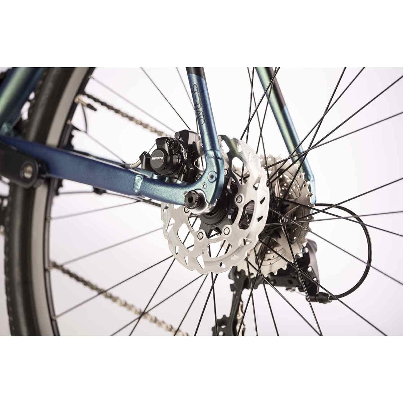 Airtracks 28 Zoll Herren Gravel Bike STERRATO 5.0 Fahrrad mit 2 x 9 Gang Shimano SORA RD-R3000-18 Gang- UD Carbon Gabel - UD Carbon Gabel - 55cm (Körpergröße 175-188cm) - Image 11