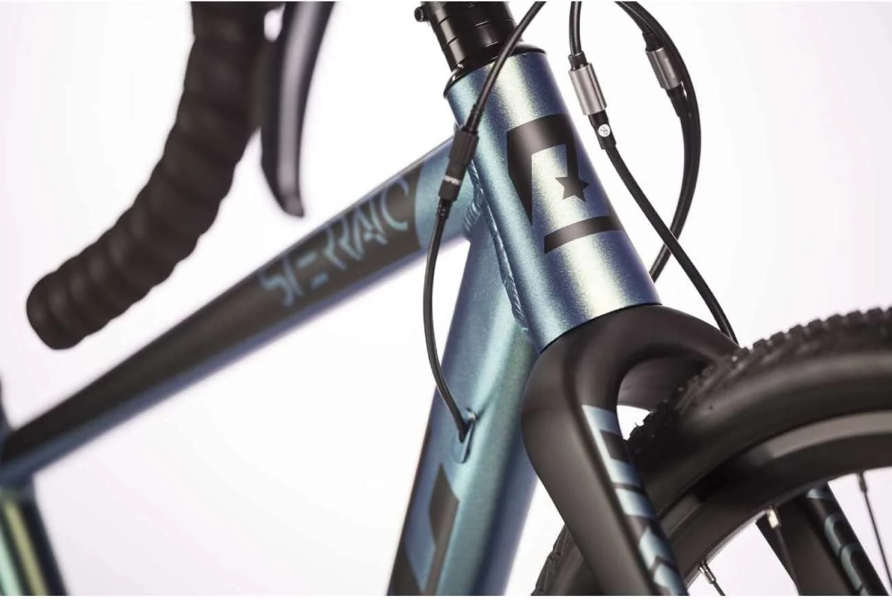 Airtracks 28 Zoll Herren Gravel Bike STERRATO 5.0 Fahrrad mit 2 x 9 Gang Shimano SORA RD-R3000-18 Gang- UD Carbon Gabel - UD Carbon Gabel - 55cm (Körpergröße 175-188cm) - Image 3