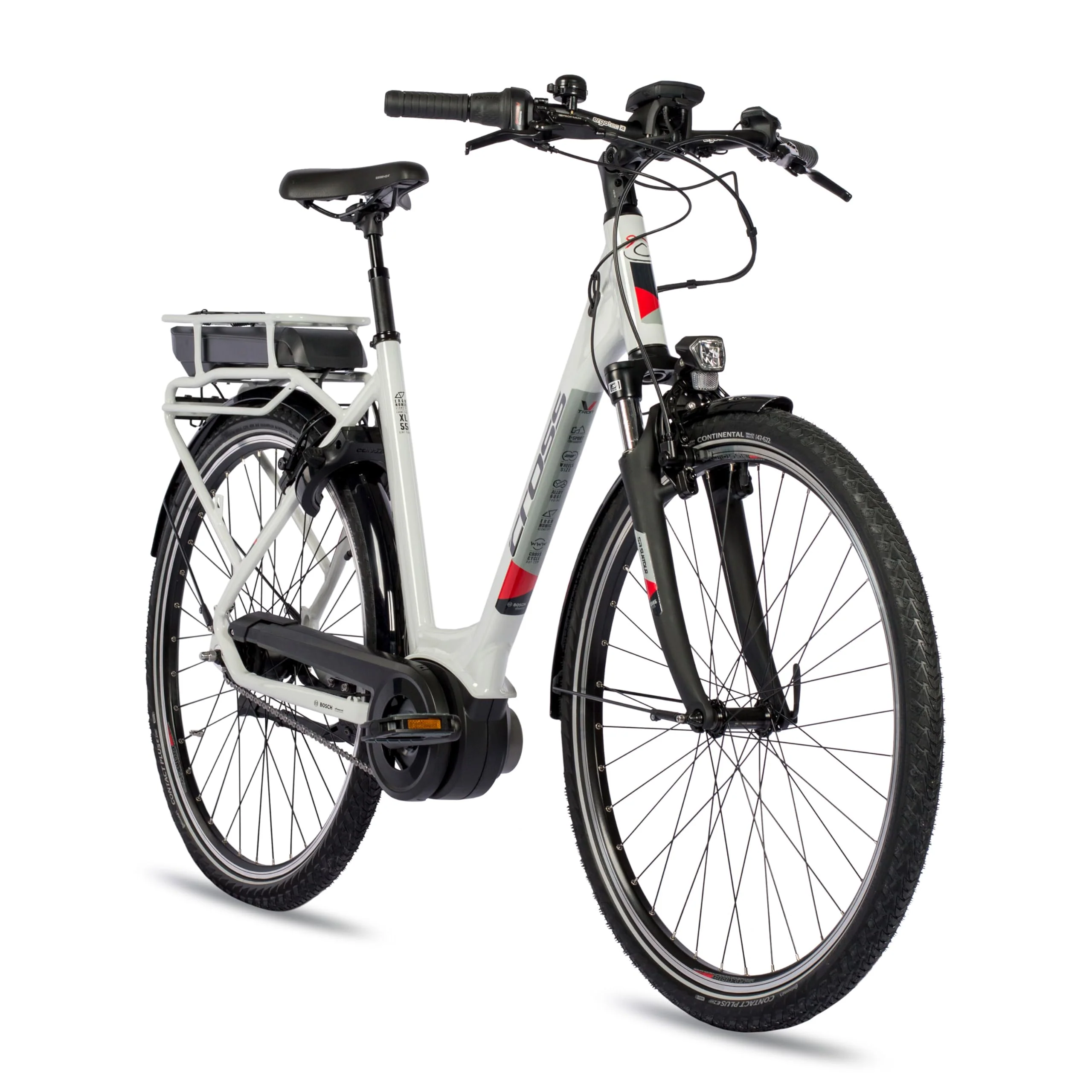 Airtracks 28 Zoll Trekking Fahrrad E-Bike V-Tron LS Rack Active LINE Gen3 500 Wh 7 Gang Shimano Nexus - Rahmen 45cm 50cm 55cm - Mod 2024 (45cm (Körpergröße 165-175cm)) - Image 8