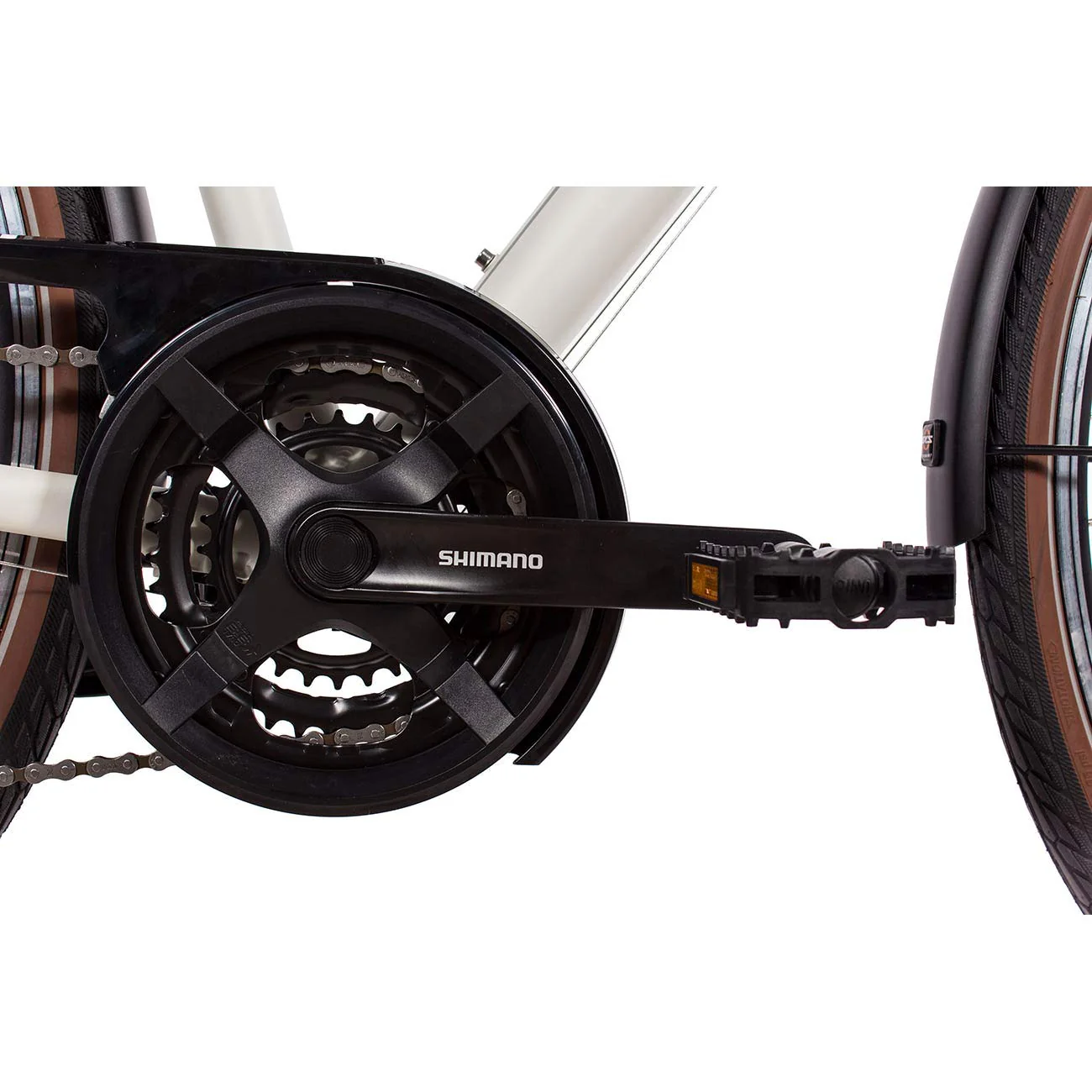 Airtracks Damen Trekking Fahrrad 28 Zoll Trekkingbike TR.2820L City Bike Trekkingrad Shimano ACERA RD-T3000 24 Gang Kettenschaltung Nabendynamo Weiß Matt Damen 48cm Körpergröße 155-170cm - Image 11