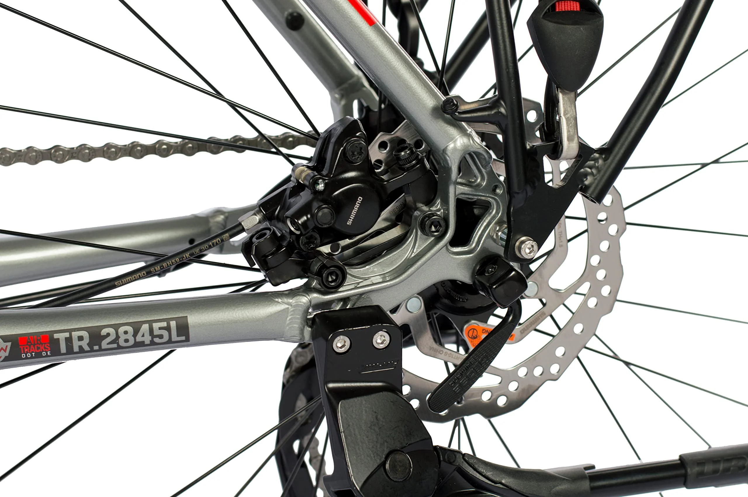 Airtracks Trekking Fahrrad 28 Zoll Damen Trekkingbike TR.2845 Trekkingrad City Bike Shimano 24 Gang Alivio RD-M3100 SGS Kettenschaltung Nabendinamo - Damen 52cm Körpergröße 170-185cm - Image 4