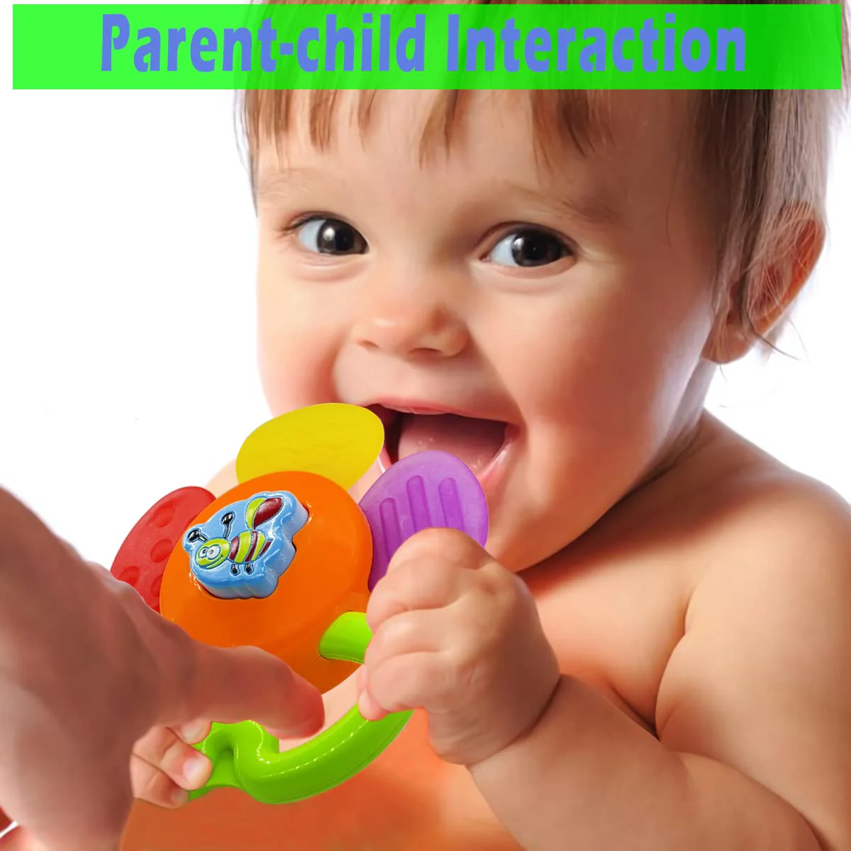 AIVIAI Baby Rassel Beißring Set Baby Spielzeug 6 Monate Babyspielzeug ab 3 6 9 12 Monaten Shaker Greifen Rassel Neugeborenes Spielzeug Musikalische Rasseln für Babys und Kleinkinder Geschenk(11 PCS) - Image 4