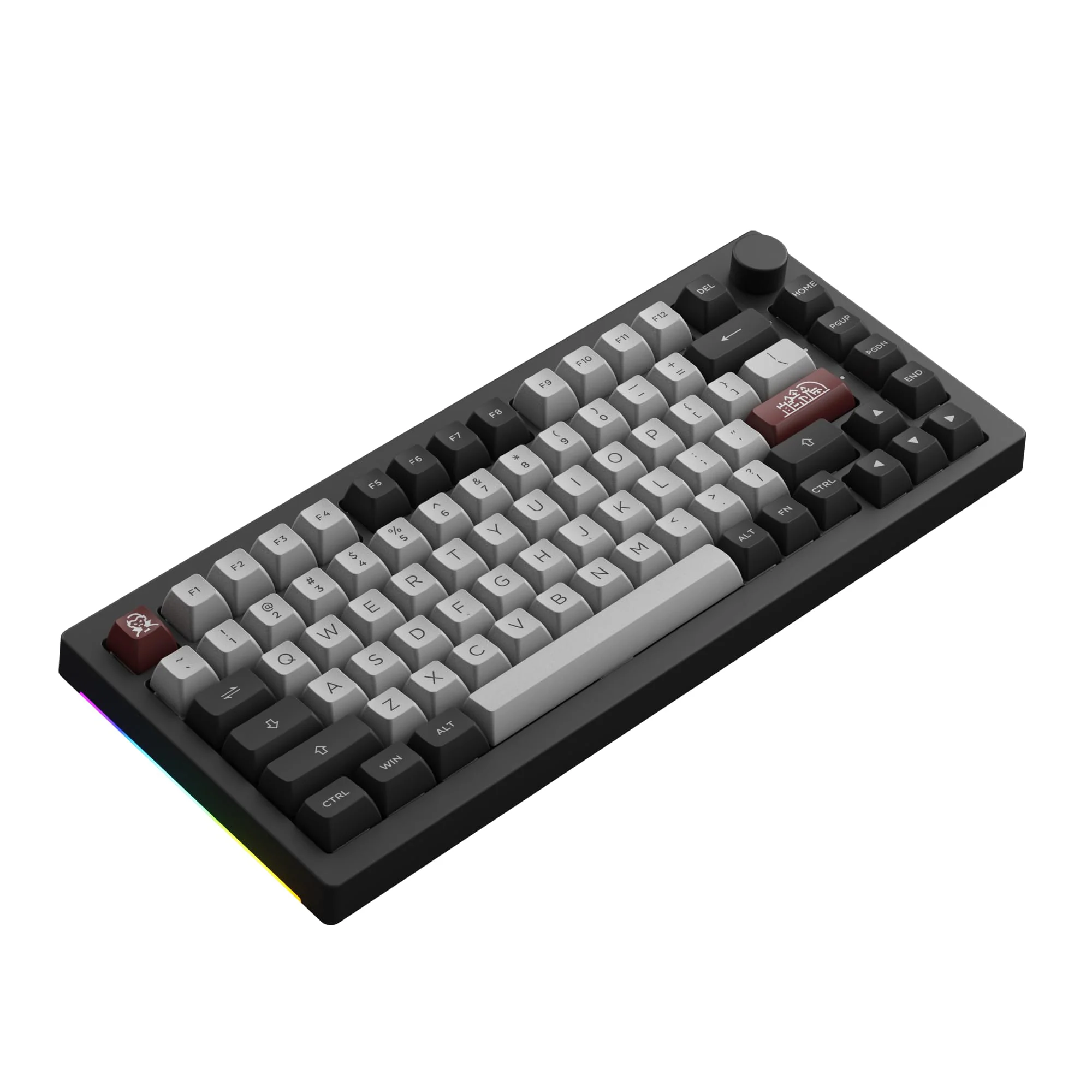 Akko Dracula Castle 5075B Plus Wireless Gaming Tastatur | LED RGB mit PBT-Tastenkappen | 2.4GHz Bluetooth | USB-C kabelgebundene Tastatur | V3 Cream Blue Pro - Image 6