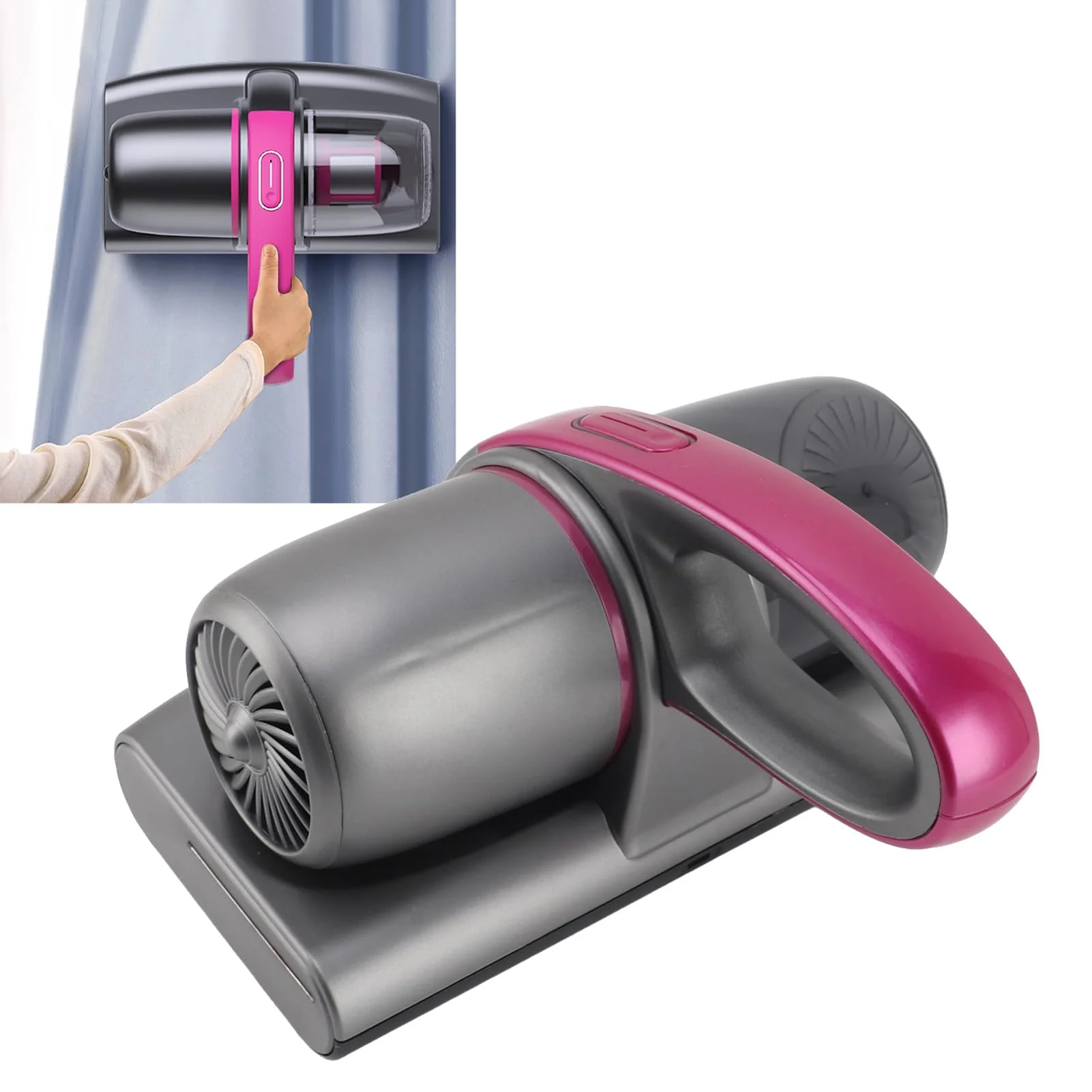 Akku-Matratzenstaubsauger mit Starker Saugleistung von 8000 Pa für eine Saubere und Hygienische Häusliche Umgebung [Betten und Sofas] (Gray) - Image 5
