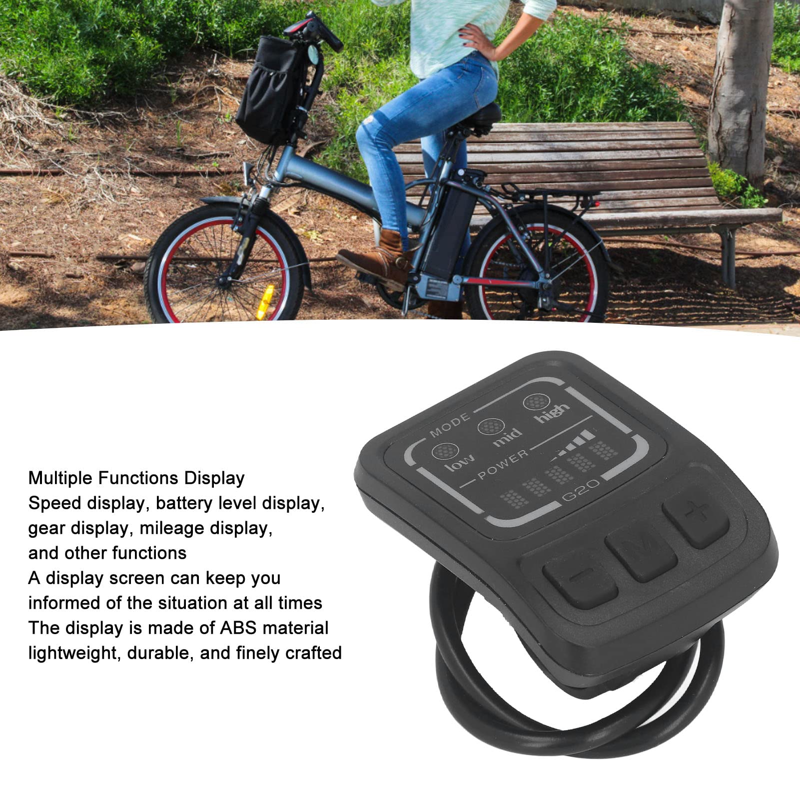 Akozon G20 F Electric, G20 F Electric, LED-Anzeige mit Wasserdichter Schnittstelle Für Fahrräder und Roller - Image 9