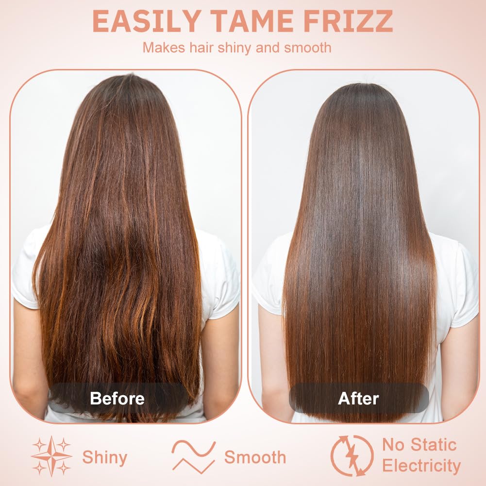 Alaoo Glätteisen Haarglätter,Verbesserte Version Ceramic Straight für Glatte & Glänzende Haare,Haarglätter Glätteisen Professioneller,2 in 1 Glätteisen Ideal Zum Glätten & Stylen von Locken und Wellen - Image 4