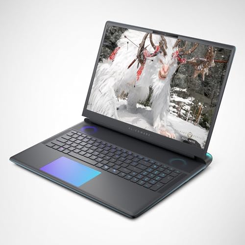 Alienware 18 Area-51 Gaming Laptop 18 Inch QHD+ 300Hz G-Sync, Intel Core Ultra 9 275HX, NVIDIA GeForce RTX 5080, 32GB DDR5 RAM, 2TB SSD, Windows 11 Home, Cryo-tech, AlienFX RGB QWERTZ - Liquid Teal - Image 3