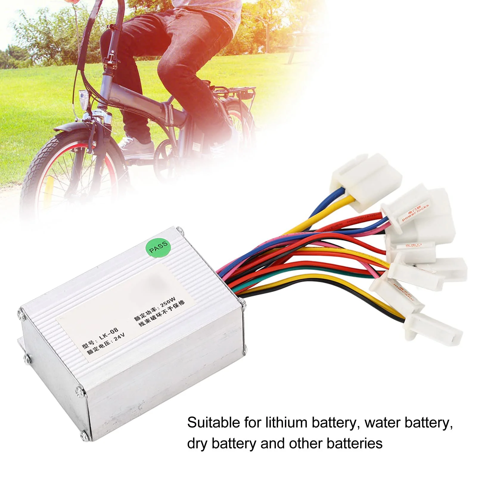Alomejor 24V 250W Motorsteuerung Gasdrehgriff f¨¹r Elektrofahrrad Scooter Zubeh?r - Image 8