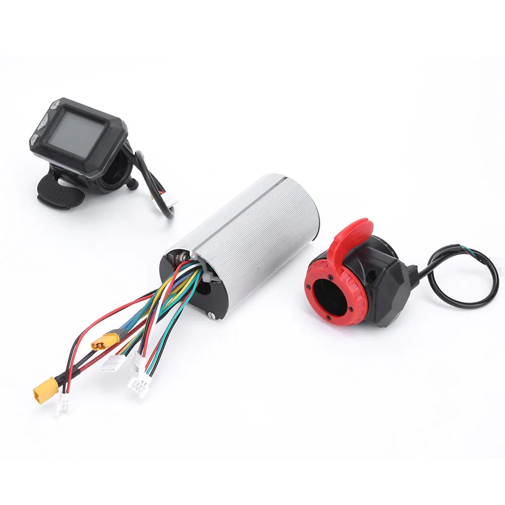 Alomejor 5,5 Zoll Fahrrad Controller Set, Regler + Gas + Bremskombination Eingestellt Für (Controller + Throttle + Brake)