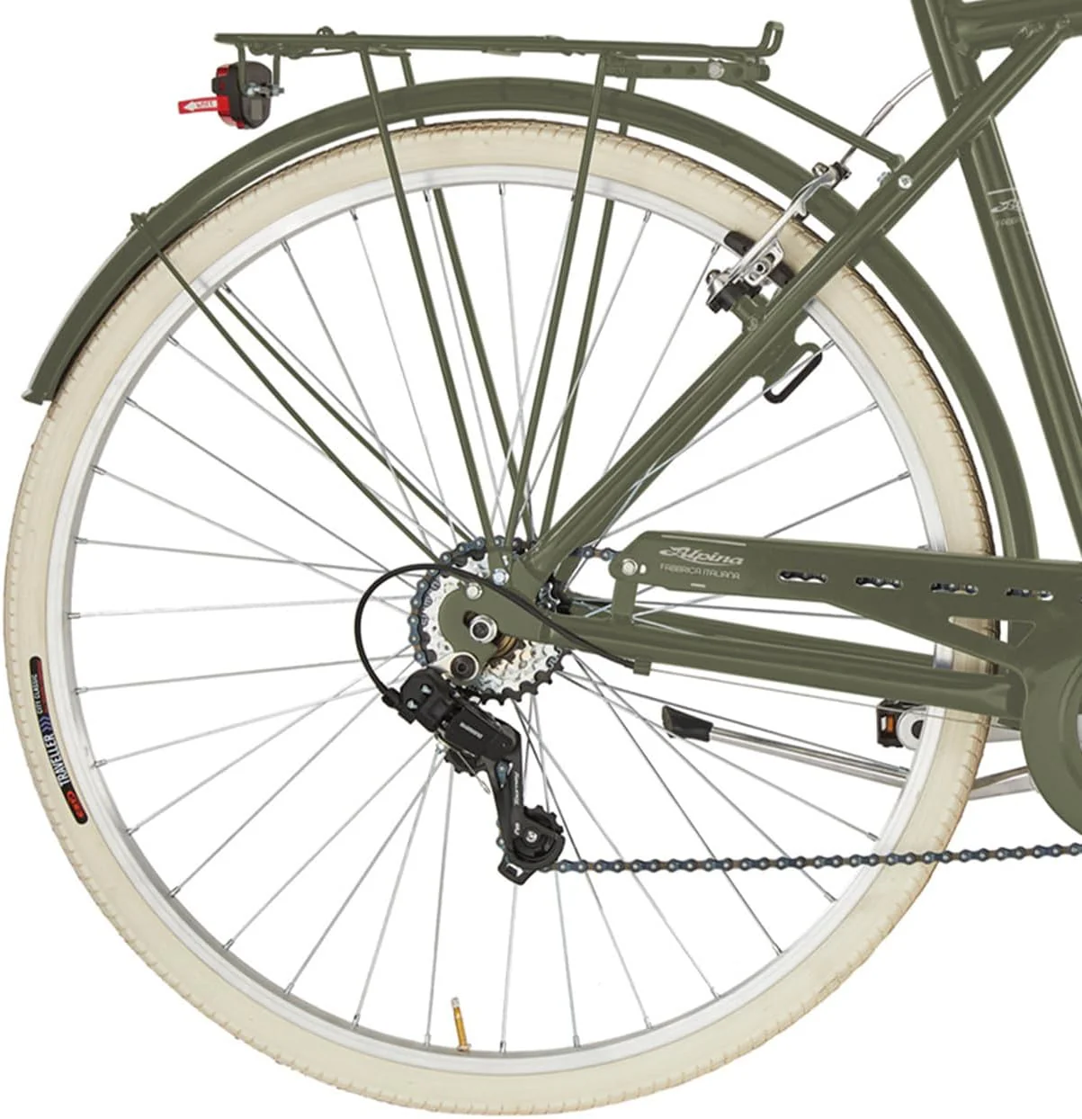 Alpina Bike Bonneville Trekking 6 V Herren Olivgrün 28 Zoll - Image 2