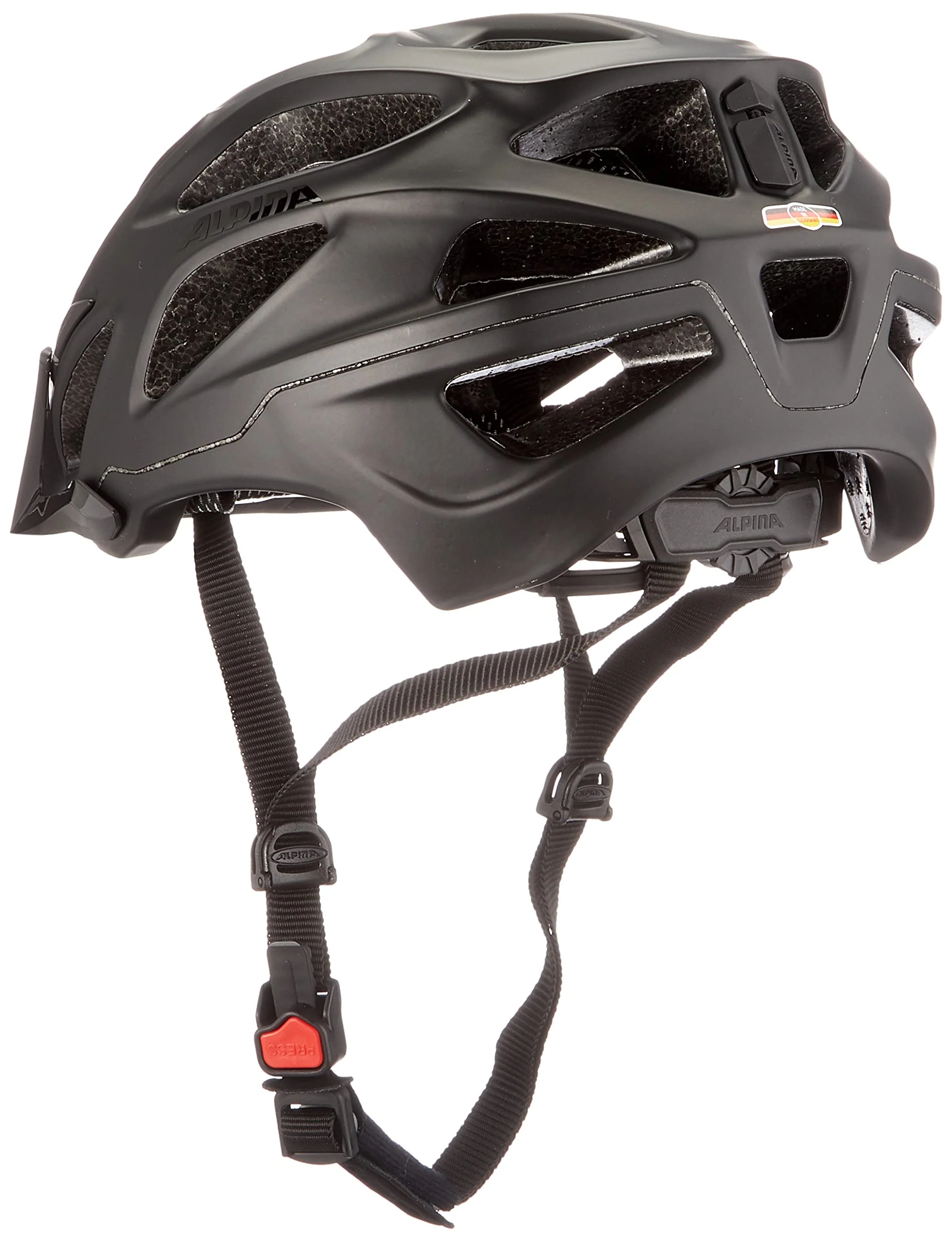 ALPINA MYTHOS 3.0 L.E. - Leichter, Optimal Belüfteter & Anpassbarer Fahrradhelm Mit Antibakteriellen Polstern Für Erwachsene, black matt, 59-64 cm - Image 5