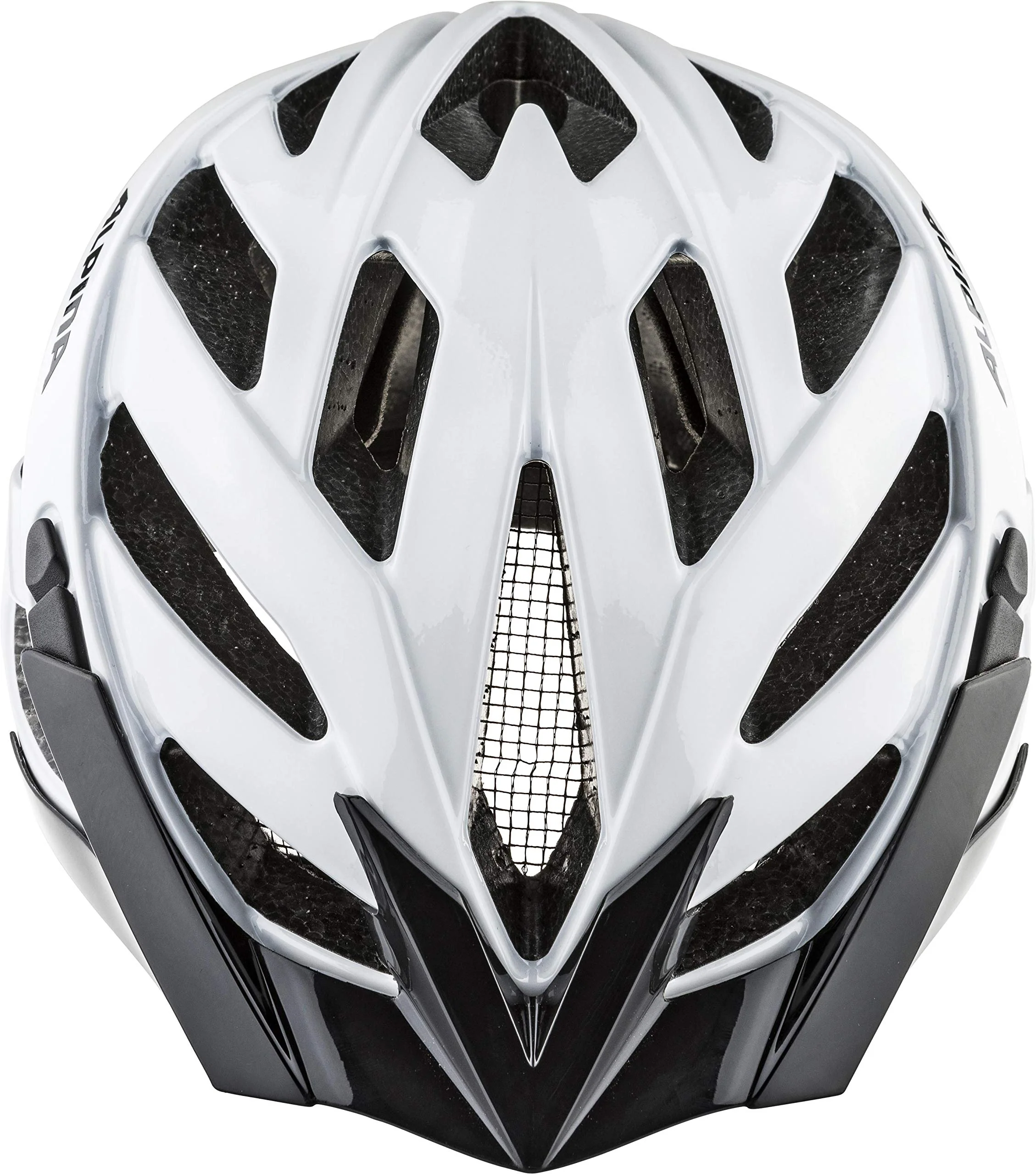ALPINA PANOMA CLASSIC - Leichter, Optimal Belüfteter Touren Fahrradhelm Mit Optionalen LED-Licht Für Erwachsene, white gloss, 52-57 cm